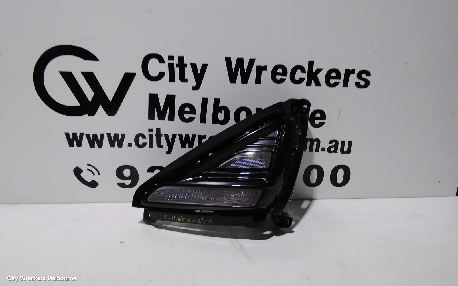 KIA CERATO LEFT TAILLIGHT, BUMPER FOGLAMP, SEDAN, BD, 04/2018 - 03/2021 - Image 1