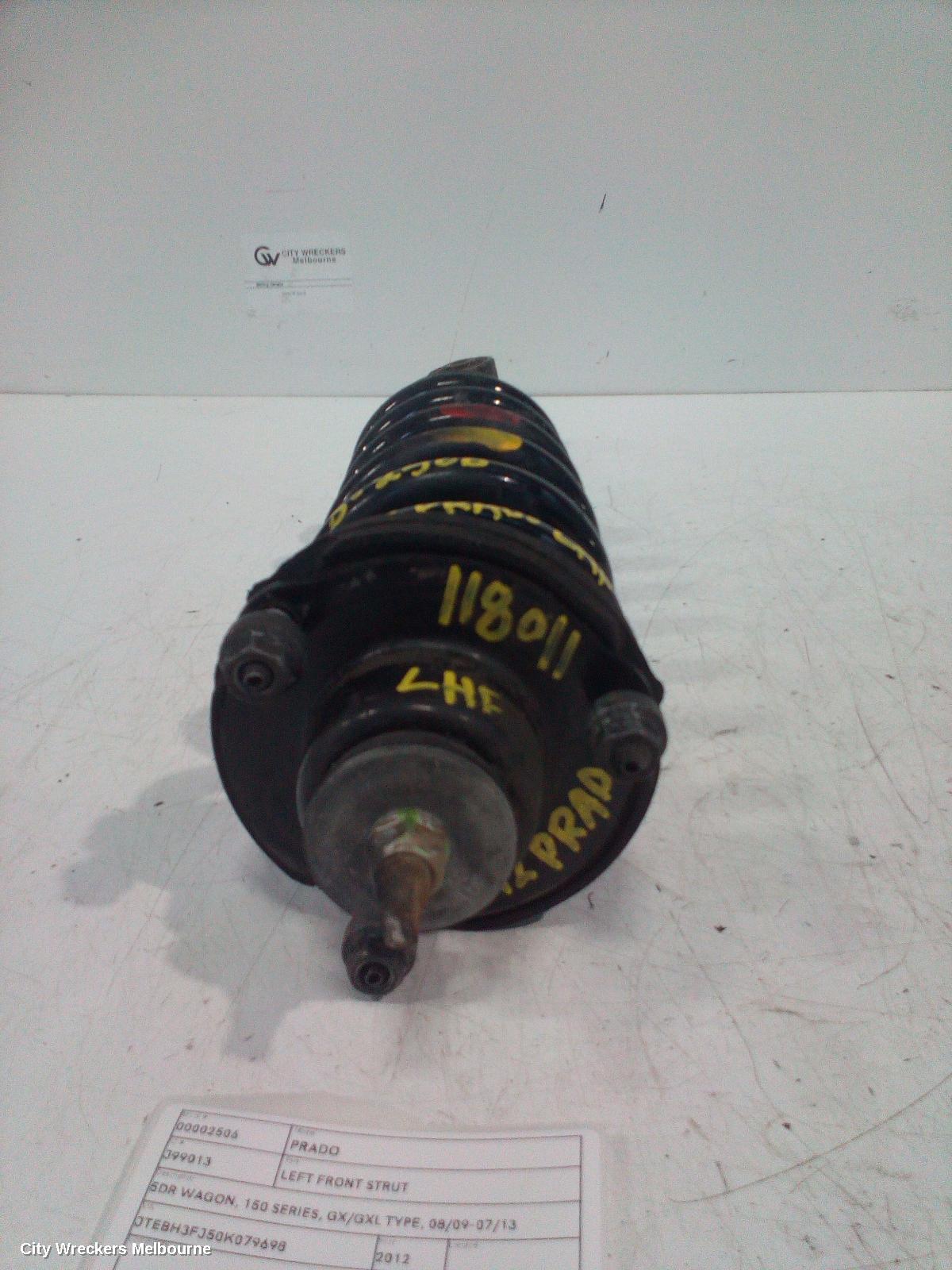 TOYOTA PRADO LEFT FRONT STRUT, 5DR WAGON, 150 SERIES, GX/GXL TYPE, 08/2009 - 07/2013 - Image 1