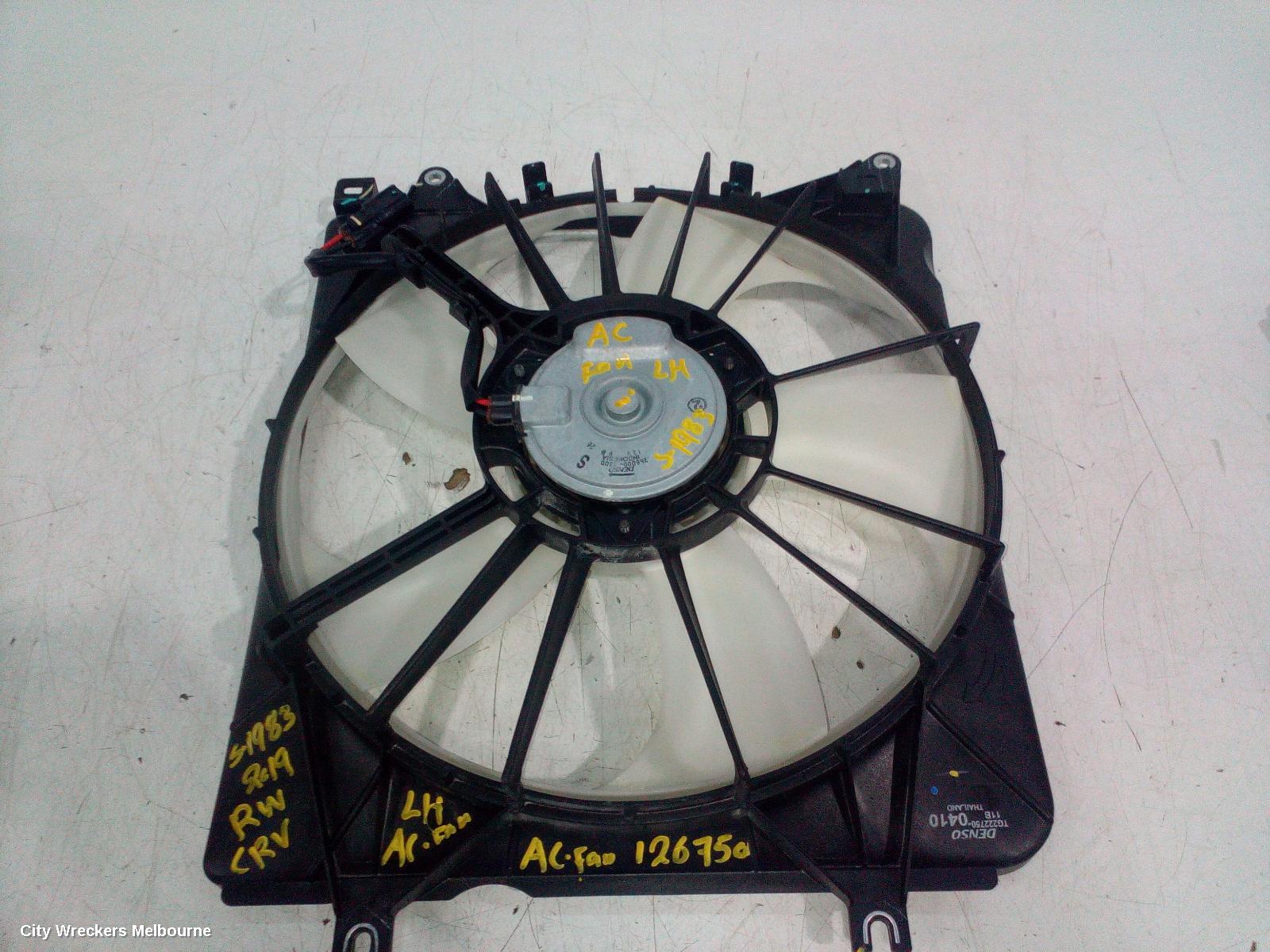 HONDA CRV FAN, A/C FAN (LH SIDE), 7 BLADES, RW, 05/2017 ONWARDS - Image 2