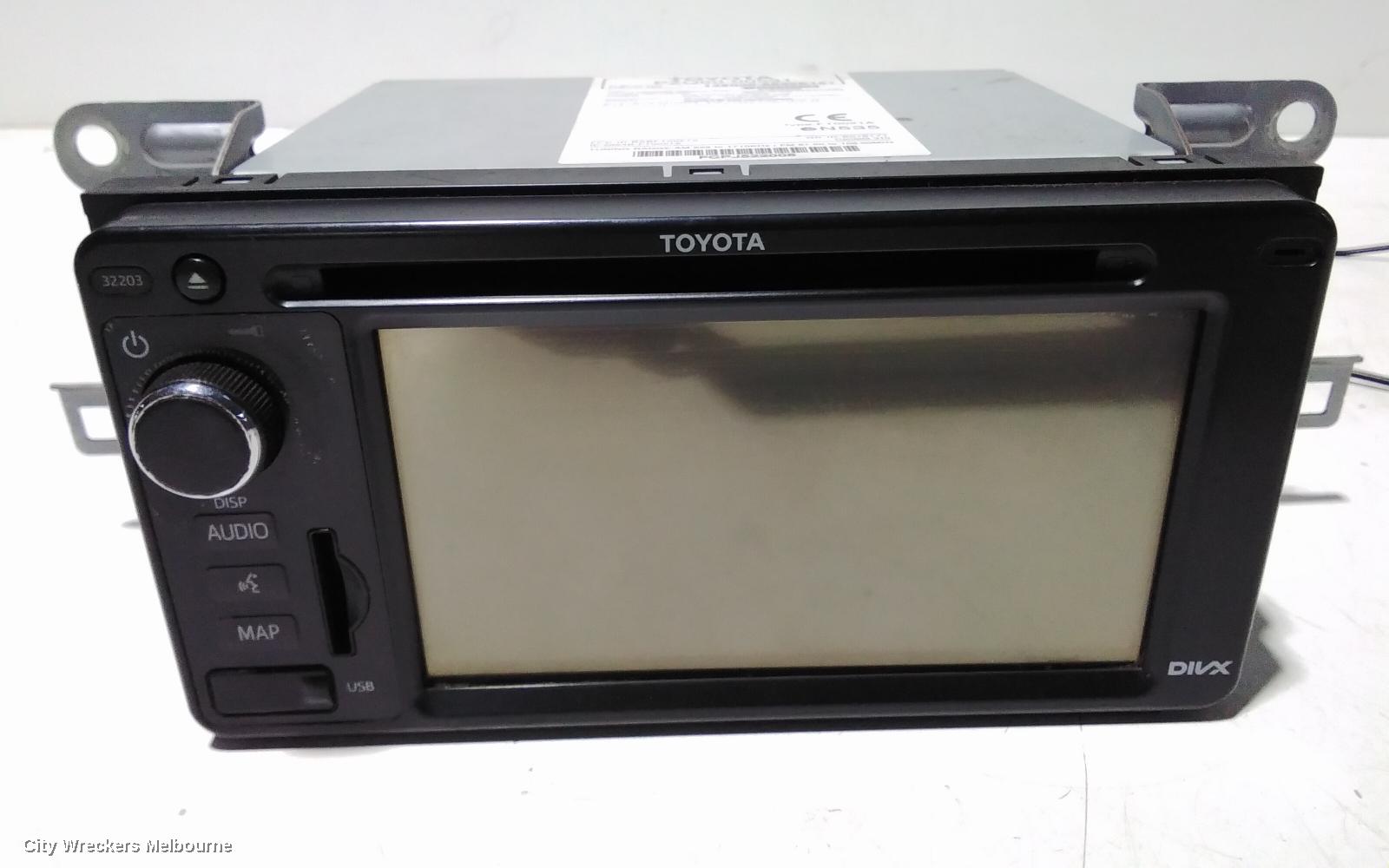 TOYOTA COROLLA RADIO/CD/DVD/SAT/TV, SINGLE DISC CD PLAYER (P/N ON FACE 22840), ZRE182R, HATCH, 10/2012 - 03/2015 - Image 3
