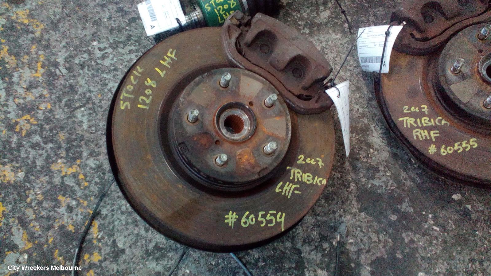 SUBARU TRIBECA LEFT FRONT HUB ASSEMBLY, B9, 10/2006 - 01/2014 - Image 3