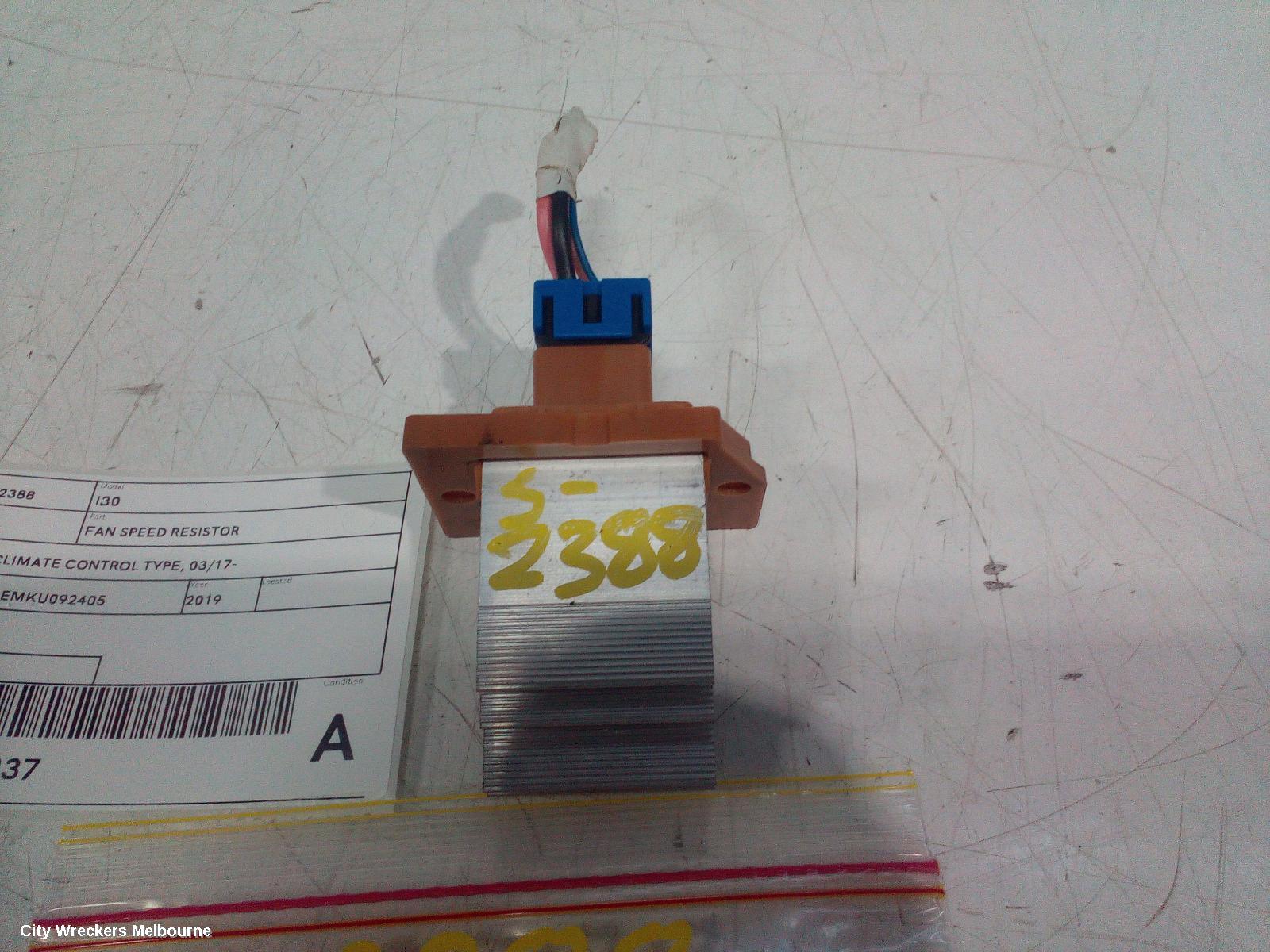 HYUNDAI I30 FAN SPEED RESISTOR, PD, W/ CLIMATE CONTROL TYPE, 03/2017 ONWARDS - Image 3