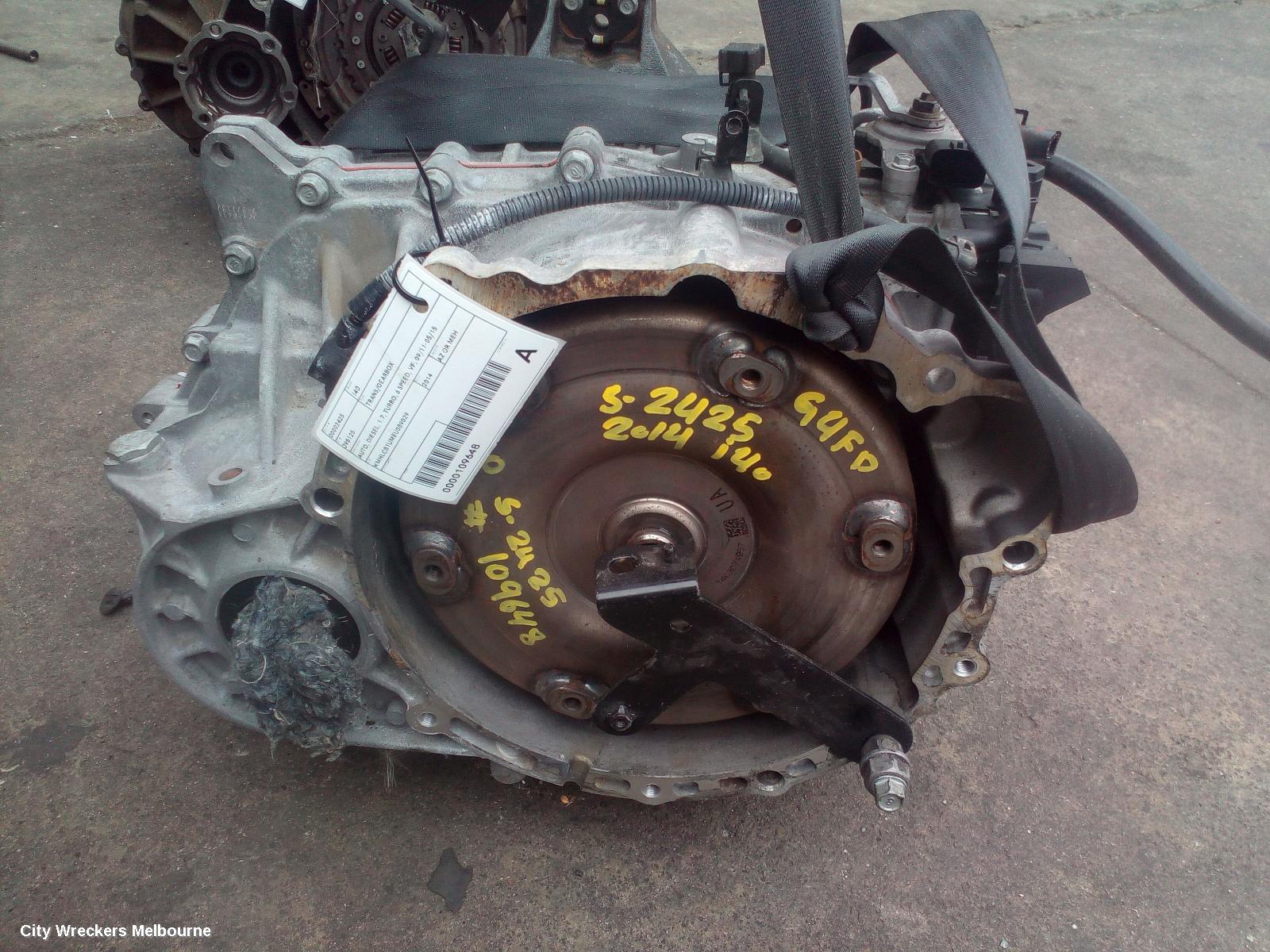 HYUNDAI I40 TRANS/GEARBOX, AUTO, DIESEL, 1.7, TURBO, 6 SPEED, VF, 09/2011 - 05/2015 - Image 1
