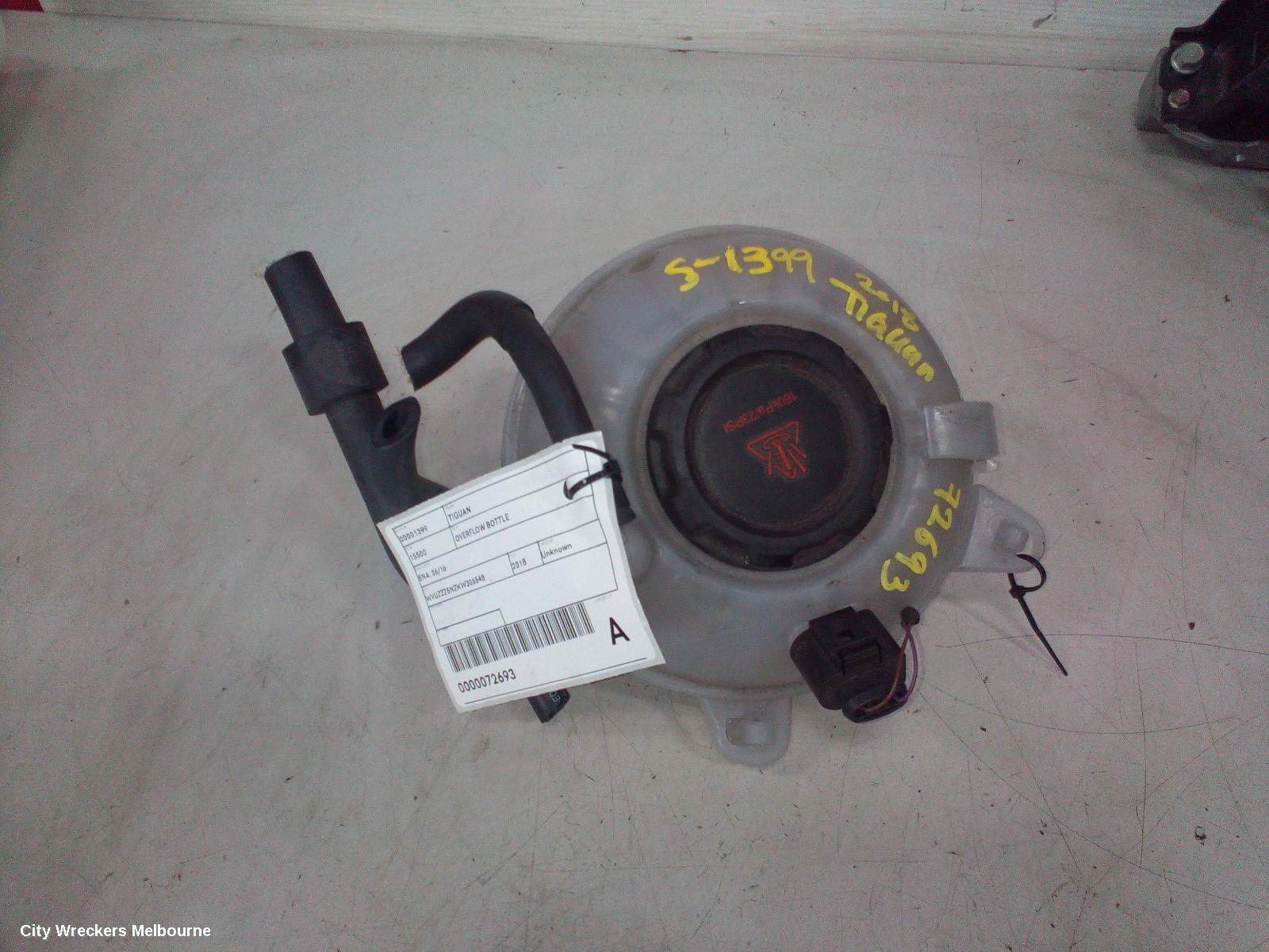 VOLKSWAGEN TIGUAN OVERFLOW BOTTLE, 5NA, 06/2016 - 02/2024 - Image 1