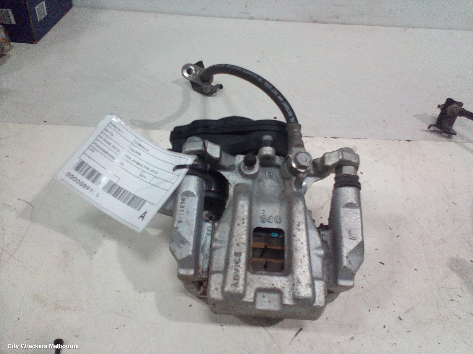 TOYOTA COROLLA CALIPER, LH REAR, E210, HATCH, HYBRID TYPE, 07/2018 ONWARDS - Image 3