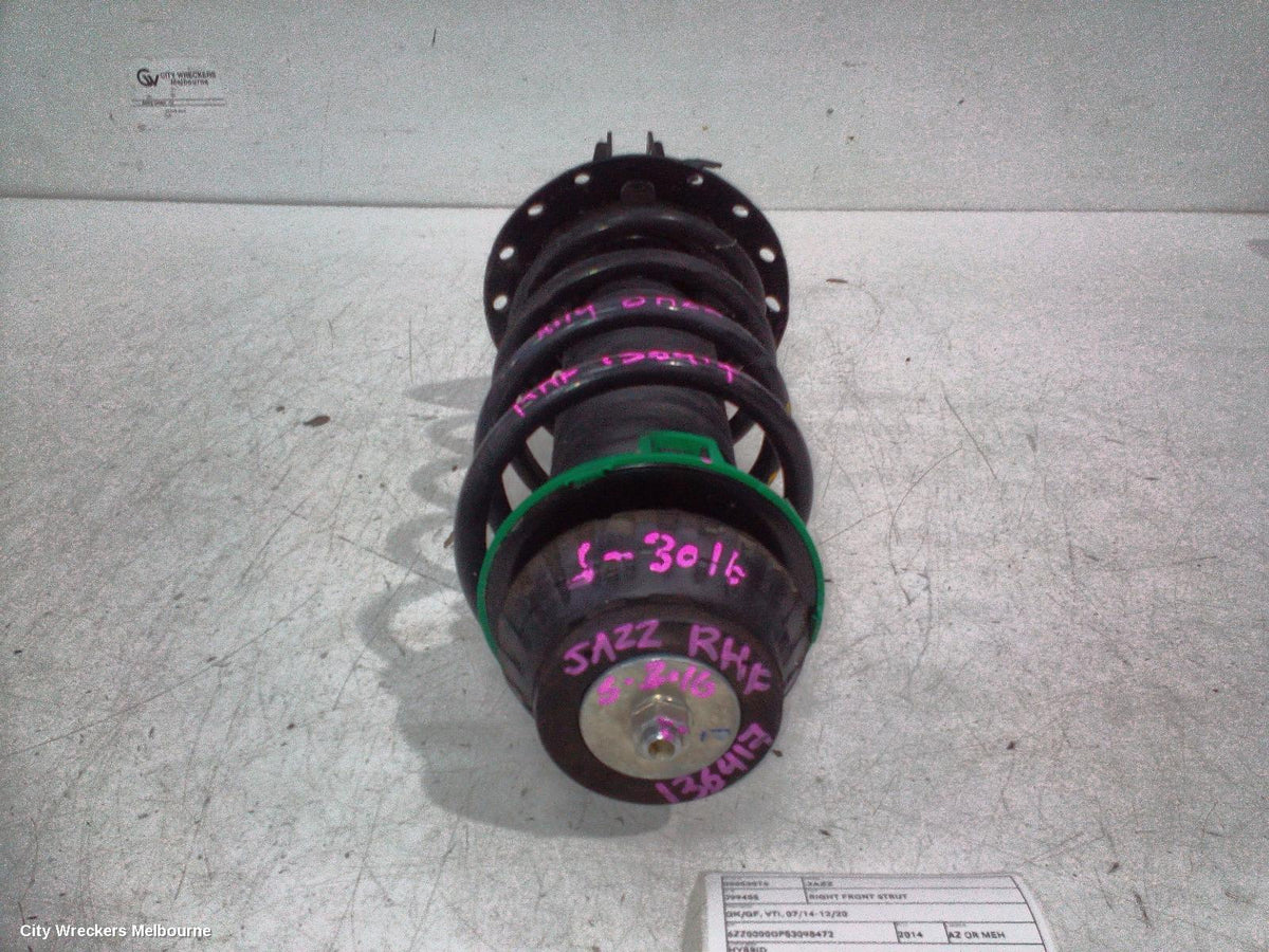 HONDA JAZZ RIGHT FRONT STRUT, GK/GF, VTI, 07/2014 - 12/2020 - Image 1