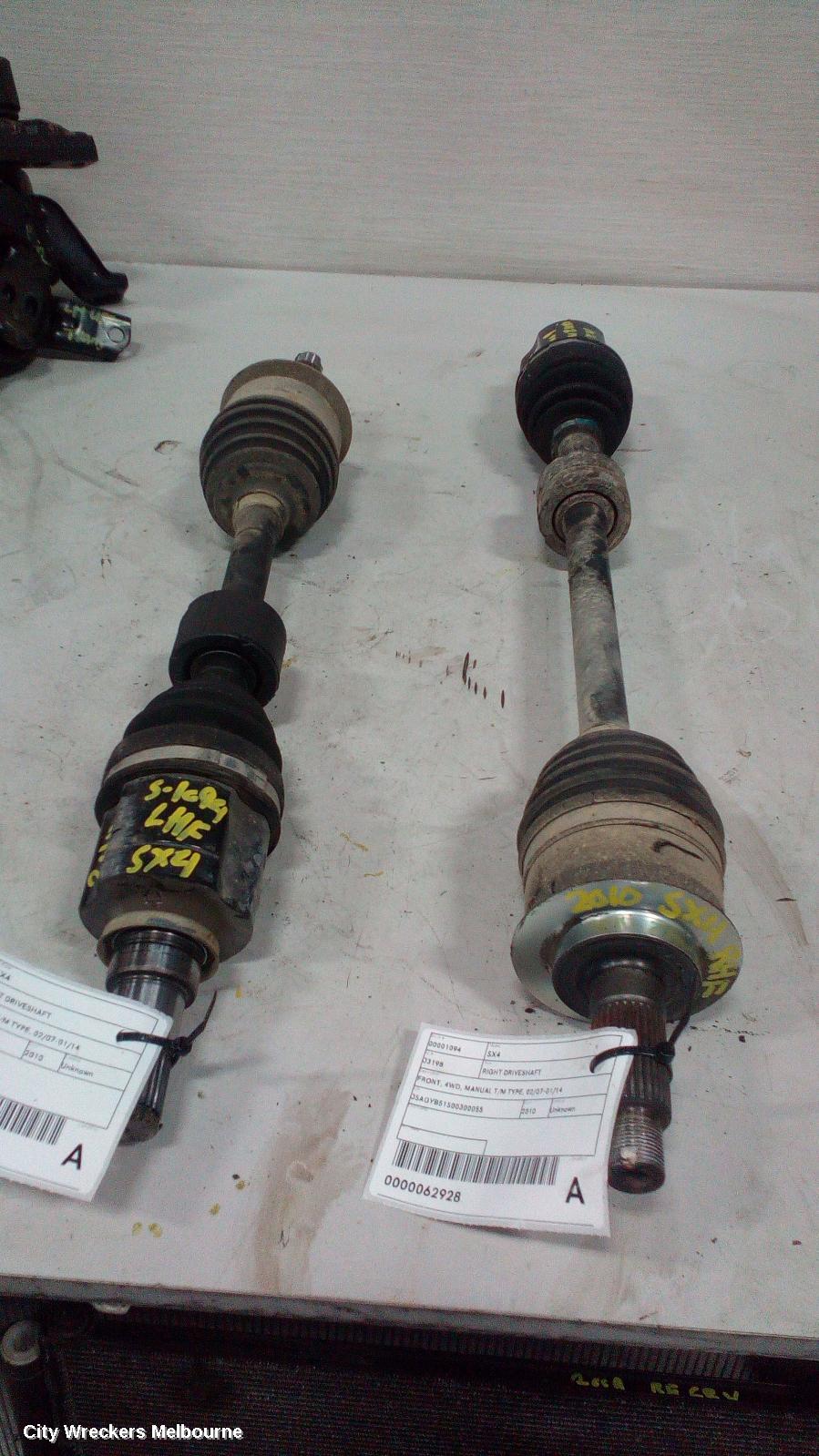 SUZUKI SX4 LEFT DRIVESHAFT, FRONT, 4WD, J20B, MANUAL T/M, 6 SPEED, 01/2010 - 01/2014 - Image 2