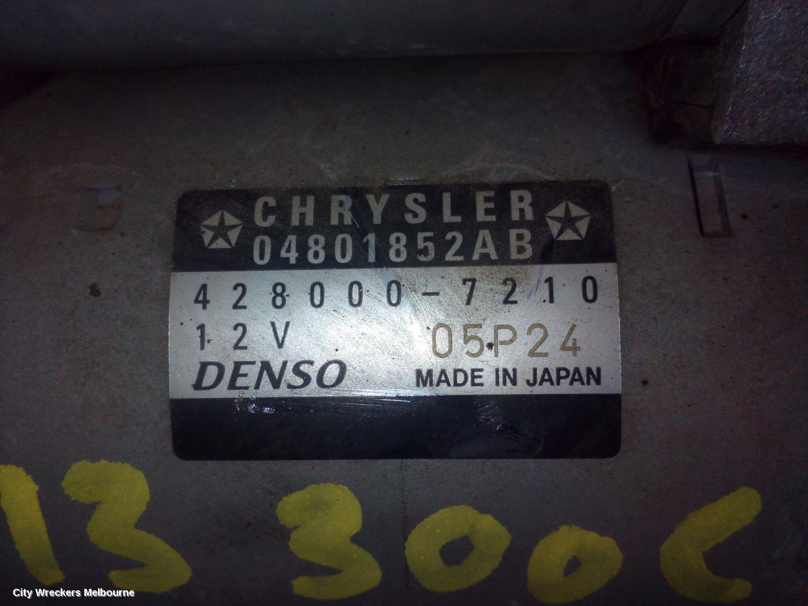 CHRYSLER 300C STARTER, PETROL, 3.6, LX, 05/2012 - 12/2021 - Image 3