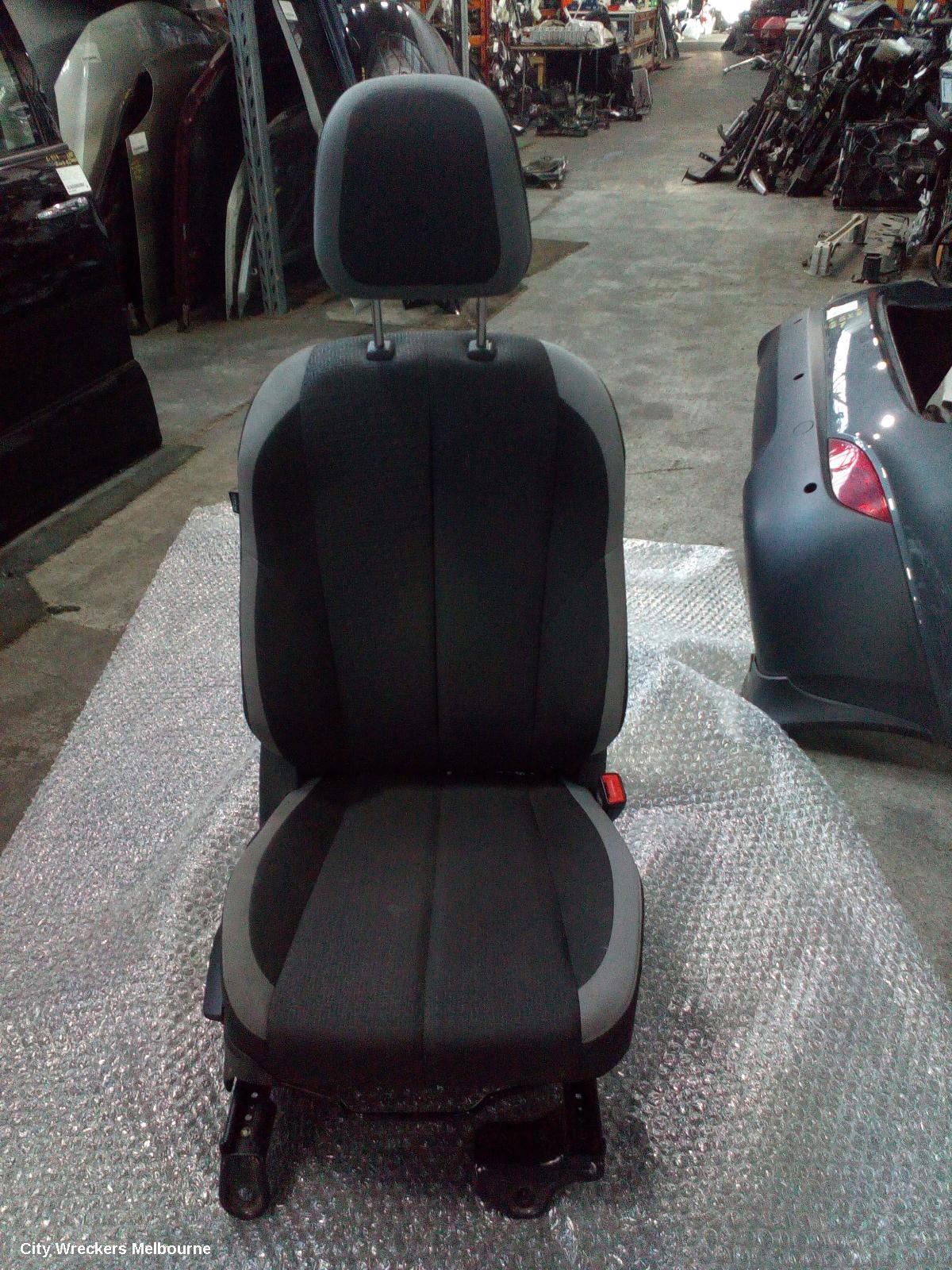 HOLDEN COLORADO FRONT SEAT, RH FRONT, RG, CLOTH, MANUAL TYPE, 01/2012 - 12/2020 - Image 1