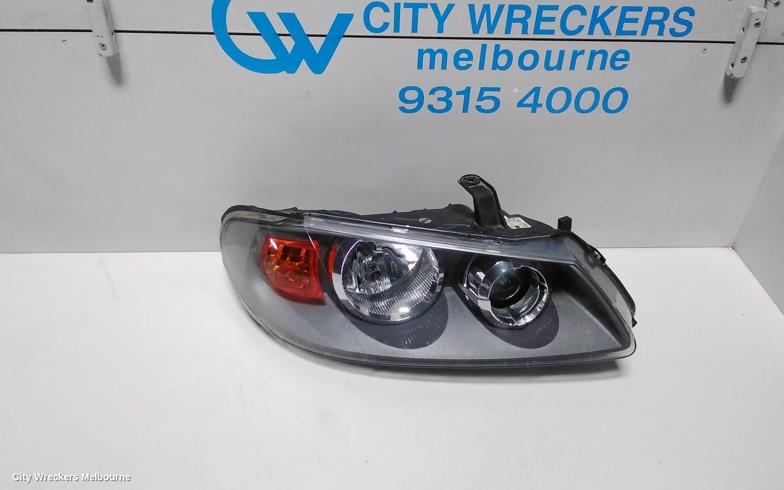 NISSAN PULSAR RIGHT HEADLAMP, N16, HATCH, 1 PIECE H/LAMP + C/LIGHT, GREY BACKING TYPE, 06/2001 - 12/2005 - Image 1