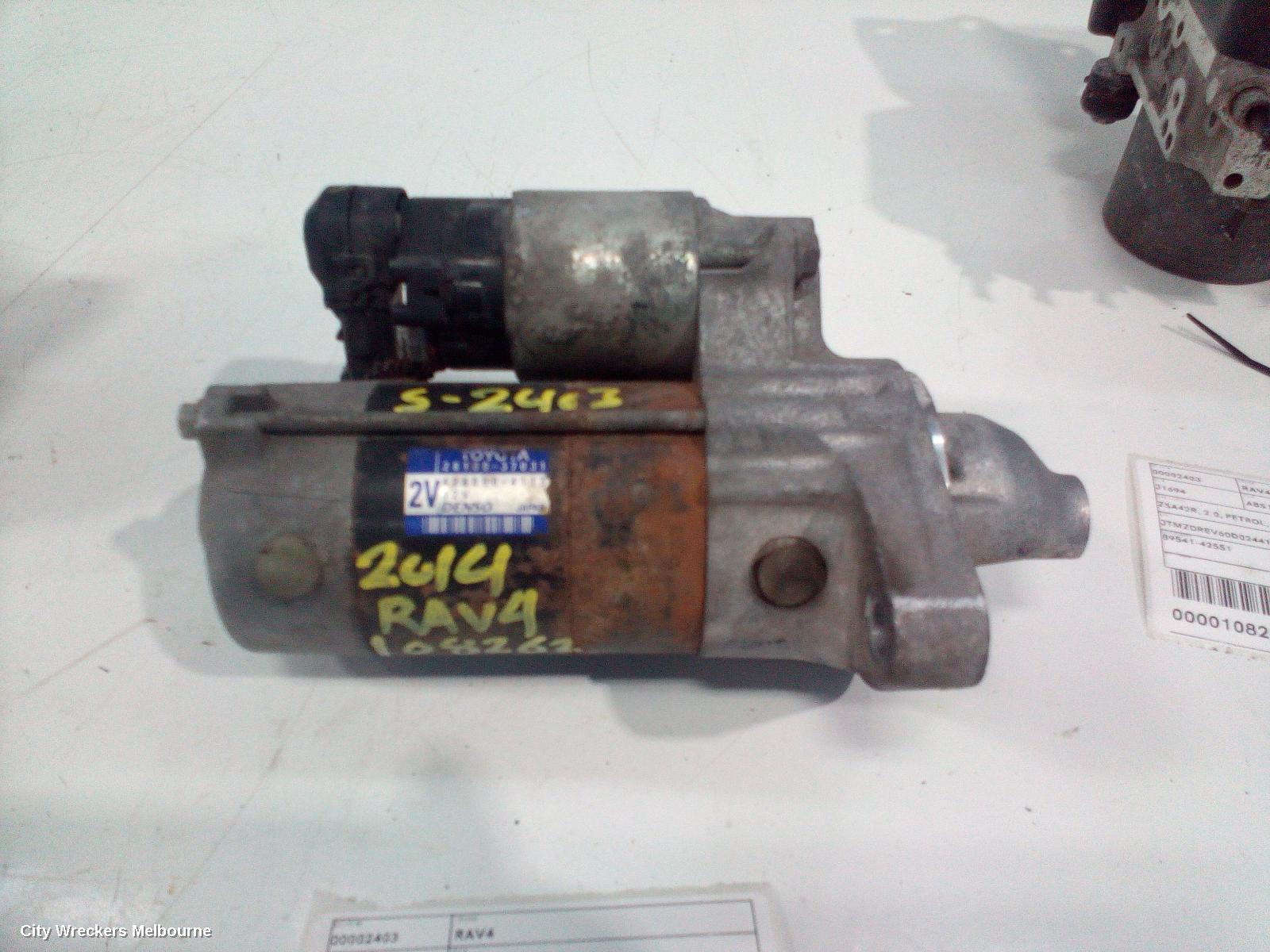 TOYOTA RAV4 STARTER, PETROL, 2.0, 3ZR-FE, ZSA42R, 12/2012 - 11/2018 - Image 1