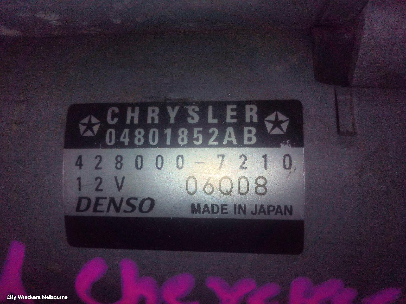 JEEP GRANDCHEROKEE STARTER, PETROL, 3.6, WK, 04/2013 - 09/2016 - Image 3