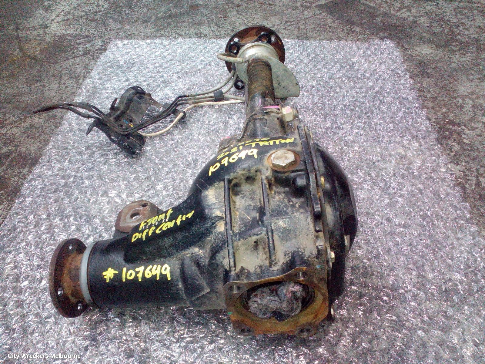 MITSUBISHI TRITON DIFFERENTIAL CENTRE, FRONT, 2.4, DIESEL, AUTO T/M, MR, 4.272 RATIO, 11/2018 ONWARDS - Image 3