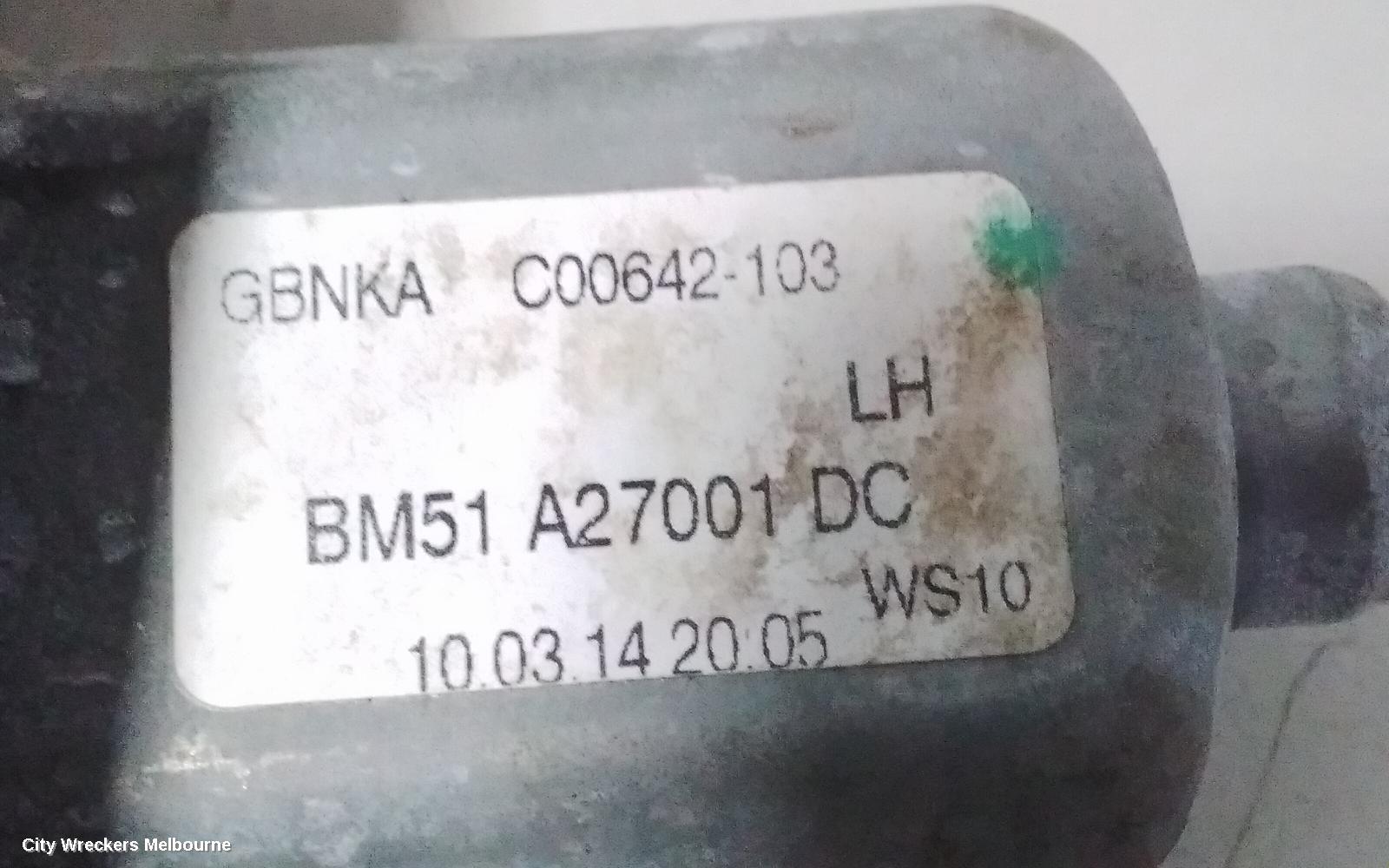 FORD FOCUS LEFT REAR WND REG/MOTOR, LW, VIN MPB, 06/2012 - 08/2015 - Image 2