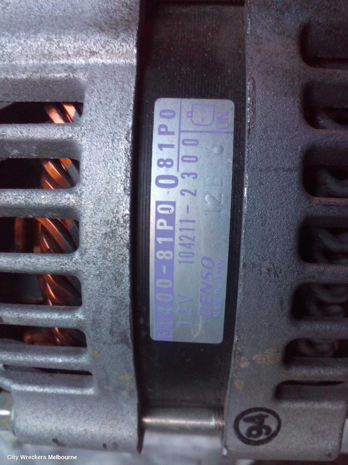 SUZUKI SWIFT ALTERNATOR, PETROL, 1.2, K12C, AZ, 04/2017 ONWARDS - Image 1