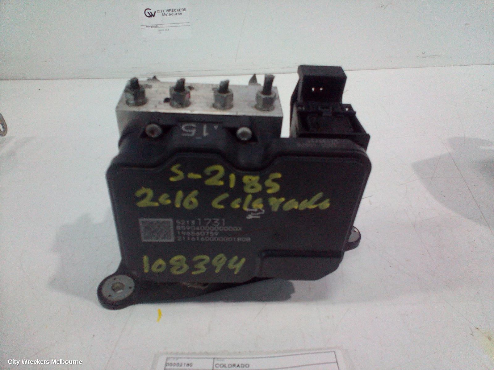 HOLDEN COLORADO ABS PUMP/MODULATOR, RG/RG7, P/N 52131731, 12/2012 - 12/2020 - Image 1