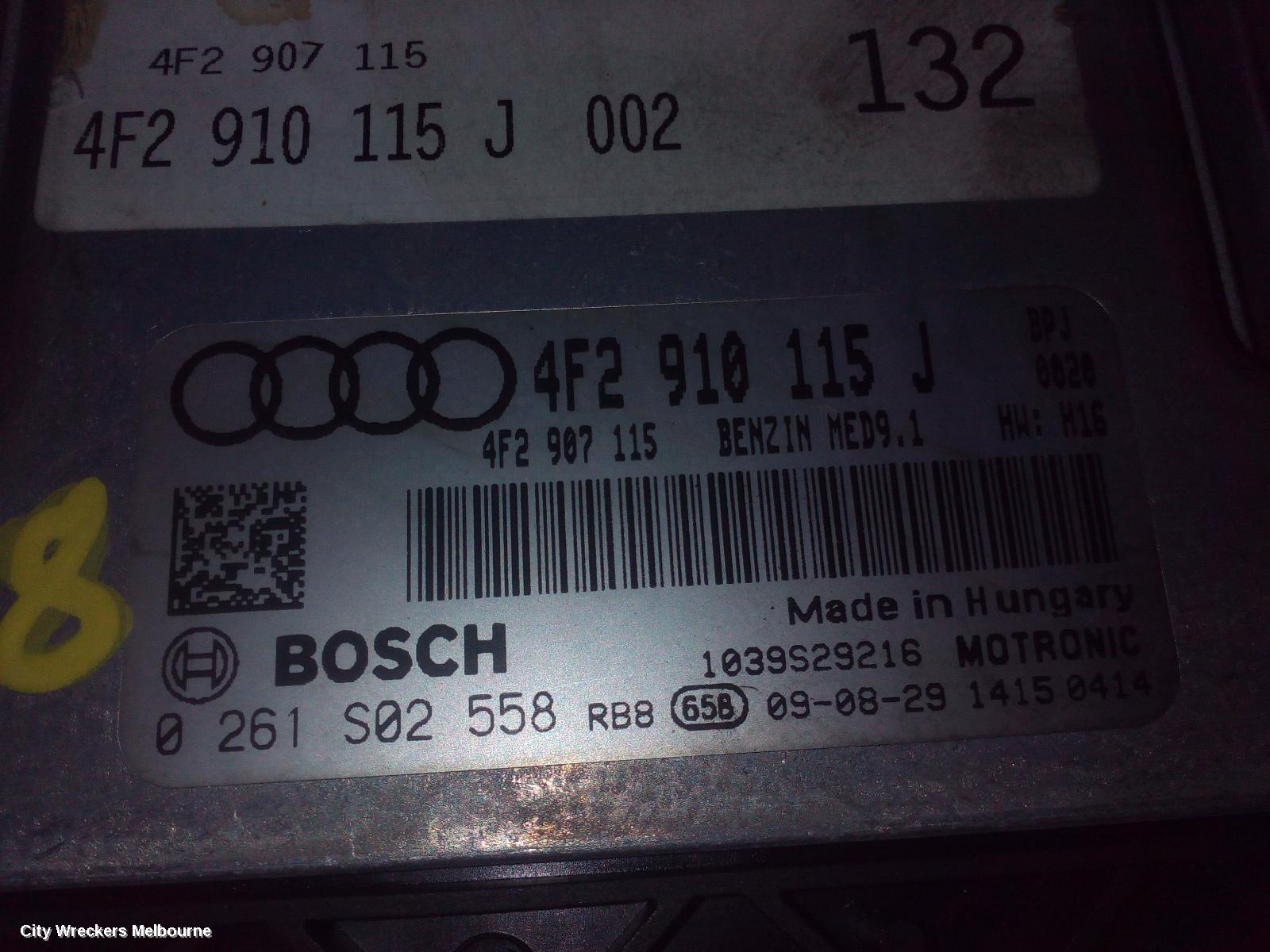 AUDI A6 ECU, ENGINE ECU, 2.0, PETROL, ECU ONLY, 4F, 09/2006 - 06/2011 - Image 2