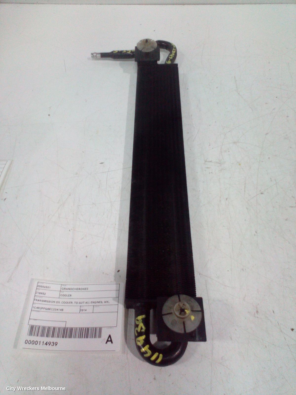 JEEP GRANDCHEROKEE COOLER, TRANSMISSION OIL COOLER, TO SUIT ALL ENGINES, WK, 10/2010 - 02/2022 - Image 1