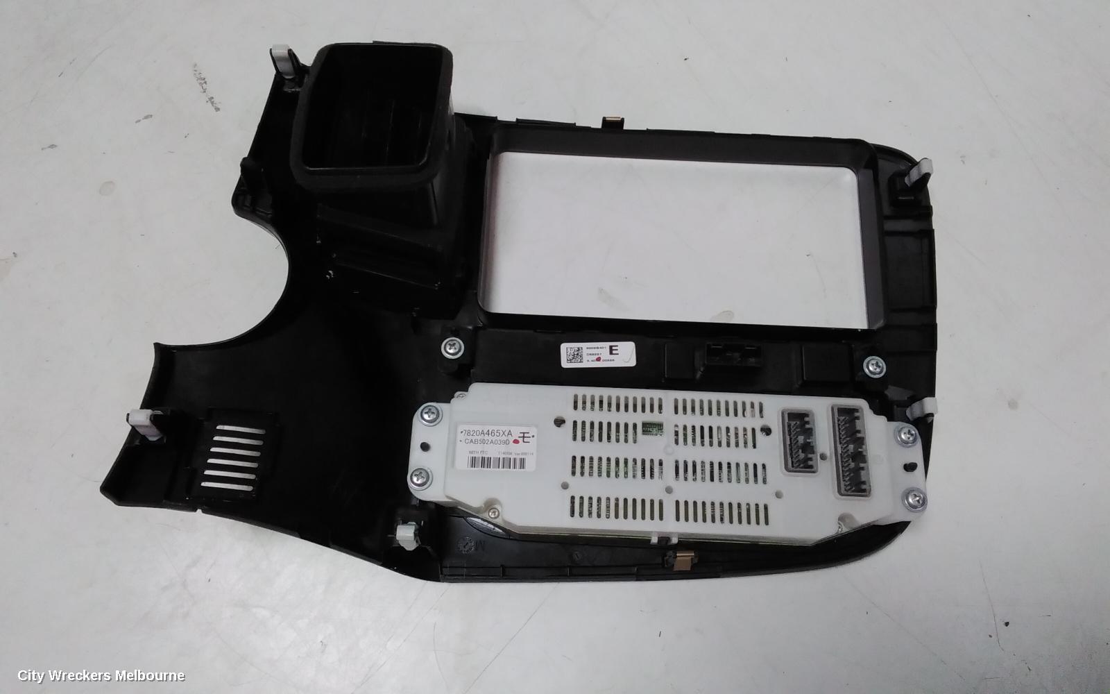 MITSUBISHI OUTLANDER HEATER/AC CONTROLS, DUAL ZONE CLIMATE CONTROL TYPE, ZJ-ZL, 10/2012 - 07/2021 - Image 2