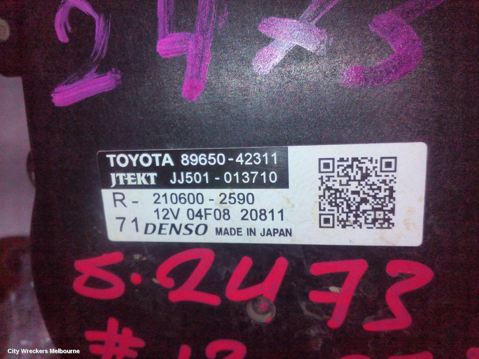TOYOTA RAV4 STEERING BOX/RACK, XA50, ELECTRIC, NON HYBRID TYPE, 11/2018 ONWARDS - Image 3