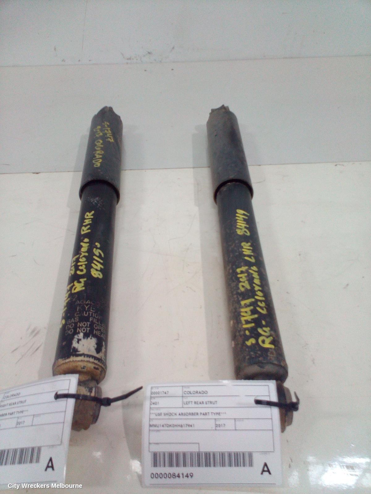 HOLDEN COLORADO RIGHT REAR STRUT, ***USE SHOCK ABSORBER PART TYPE*** - Image 3