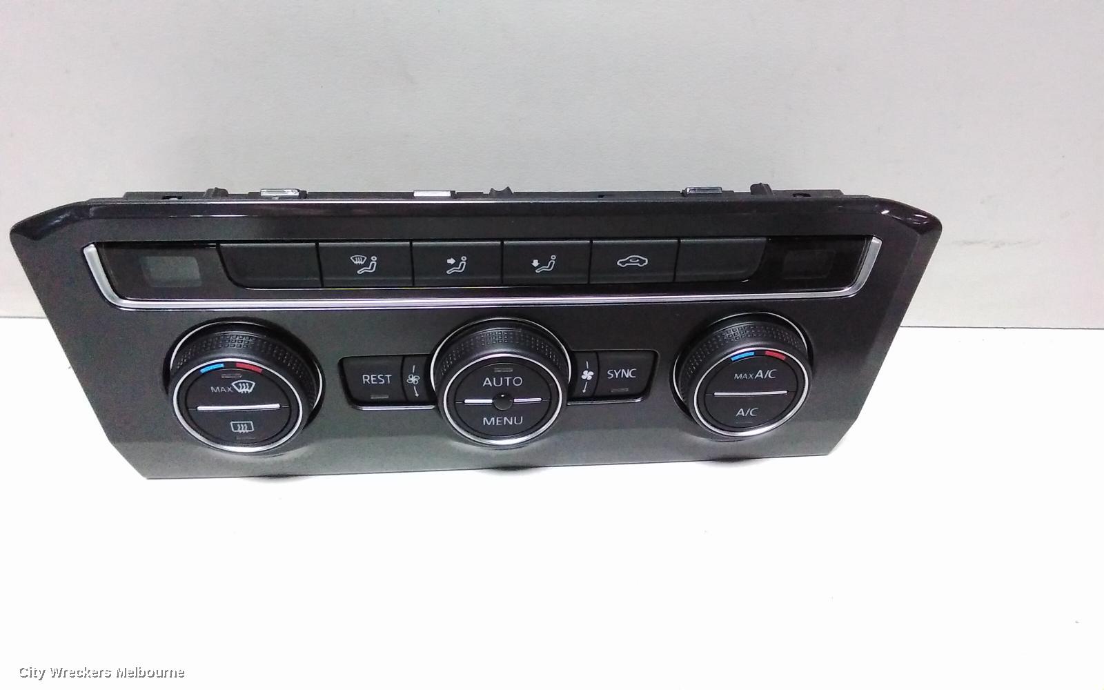 VOLKSWAGEN TIGUAN HEATER/AC CONTROLS, 5NA, FRONT, THREE ZONE CLIMATE CONTROL, NON SEAT HEATING TYPE, 06/2016 - 05/2021 - Image 2