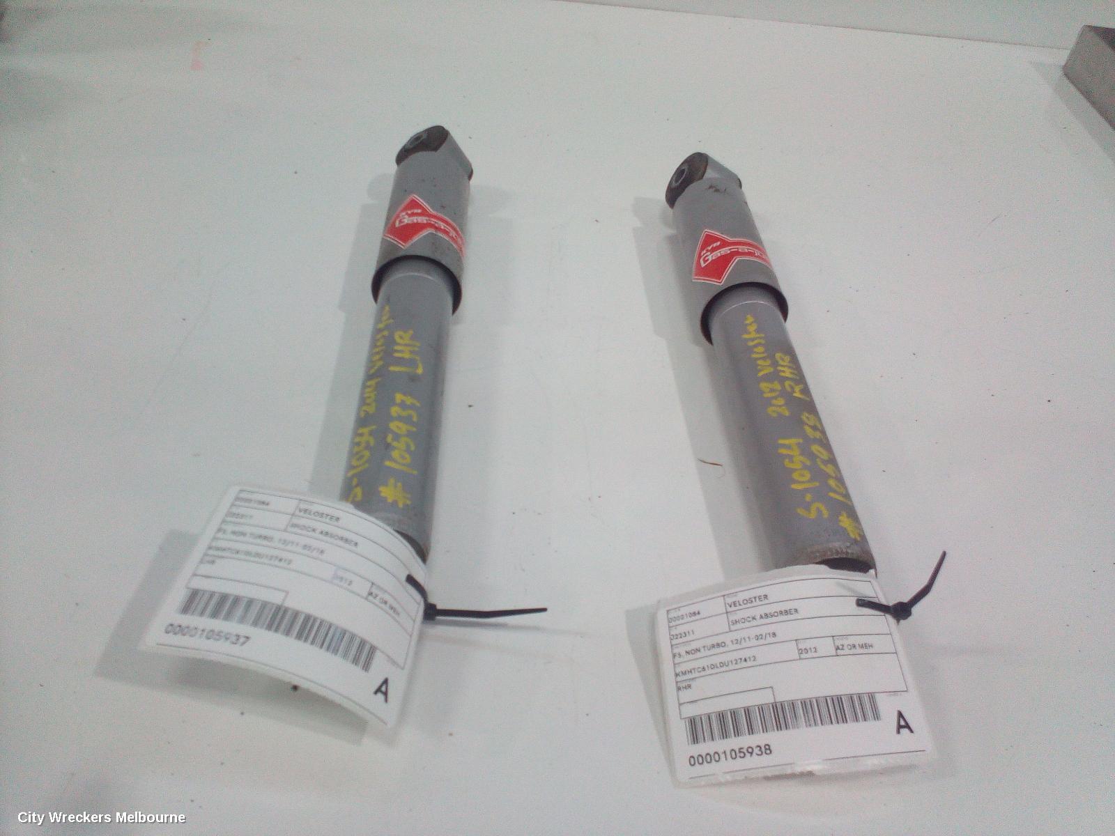 HYUNDAI VELOSTER SHOCK ABSORBER, FS, REAR, NON TURBO, RH SIDE, 10/2011 - 02/2018 - Image 3
