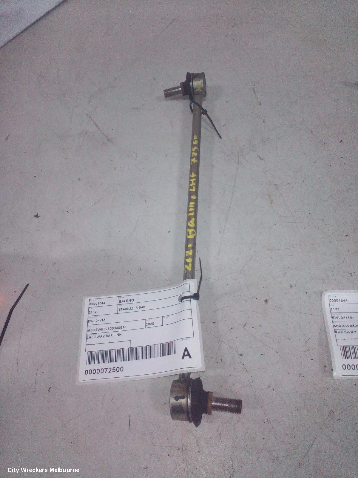 SUZUKI BALENO STABILISER BAR, EW, 04/2016 - 12/2022 - Image 1