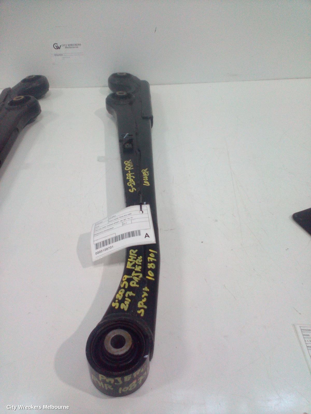 MITSUBISHI PAJERO RIGHT REAR TRAILING ARM, TRAILING ARM, PAJERO SPORT, QE-QF, 10/2015 ONWARDS - Image 2