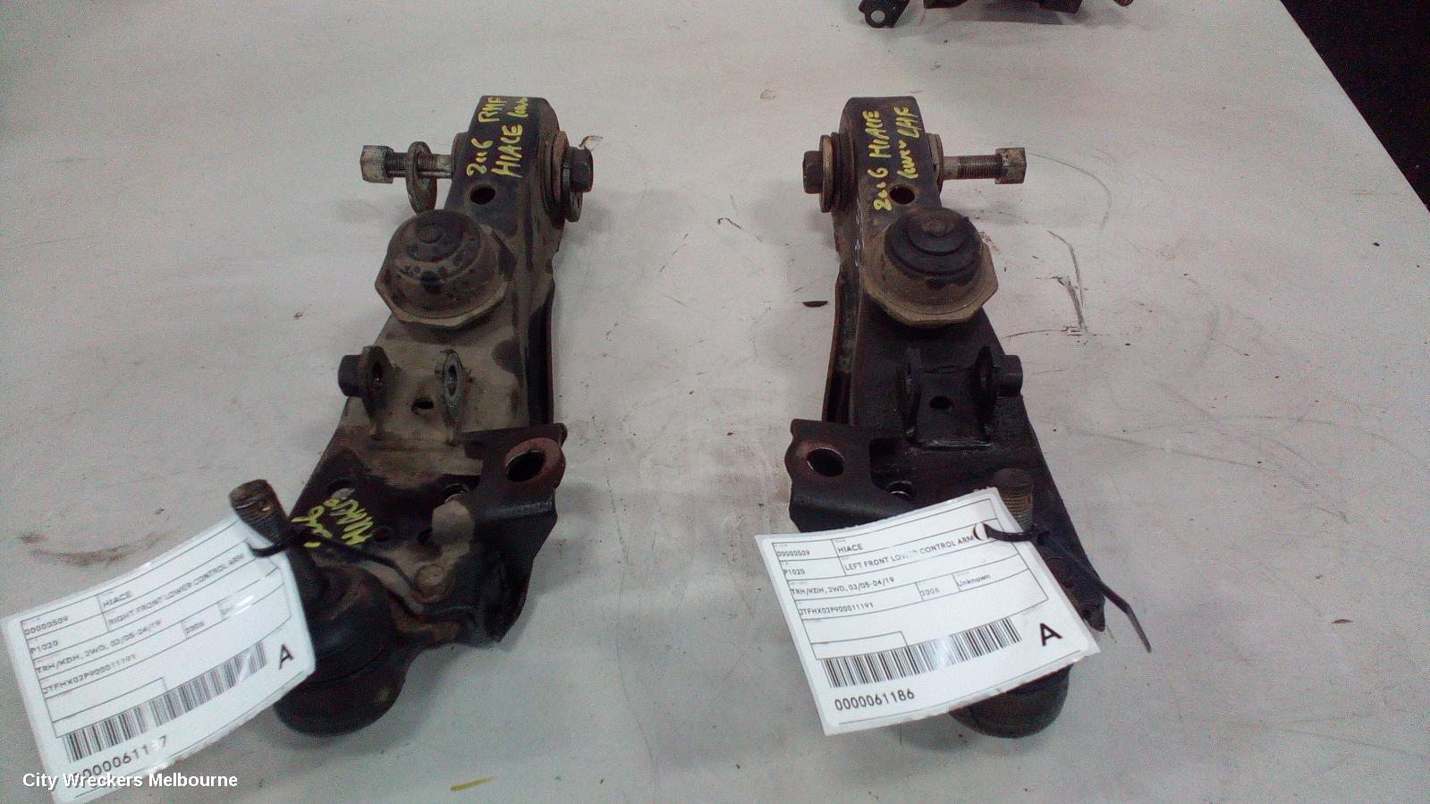 TOYOTA HIACE RIGHT FRONT LOWER CONTROL ARM, TRH/KDH, 2WD, 03/2005 - 04/2019 - Image 2
