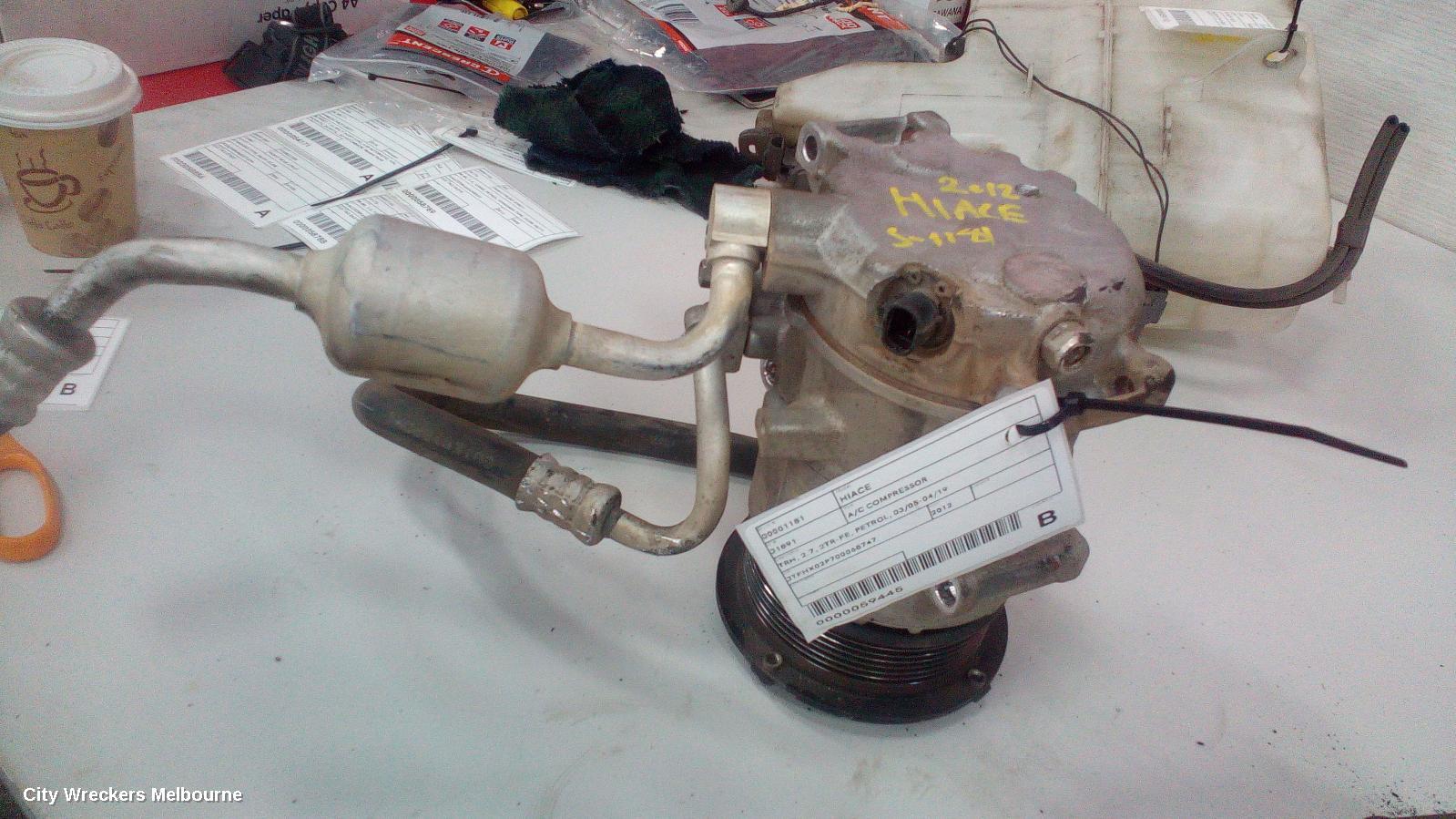 TOYOTA HIACE A/C COMPRESSOR, TRH, 2.7, 2TR-FE, PETROL, 03/2005 - 04/2019 - Image 1
