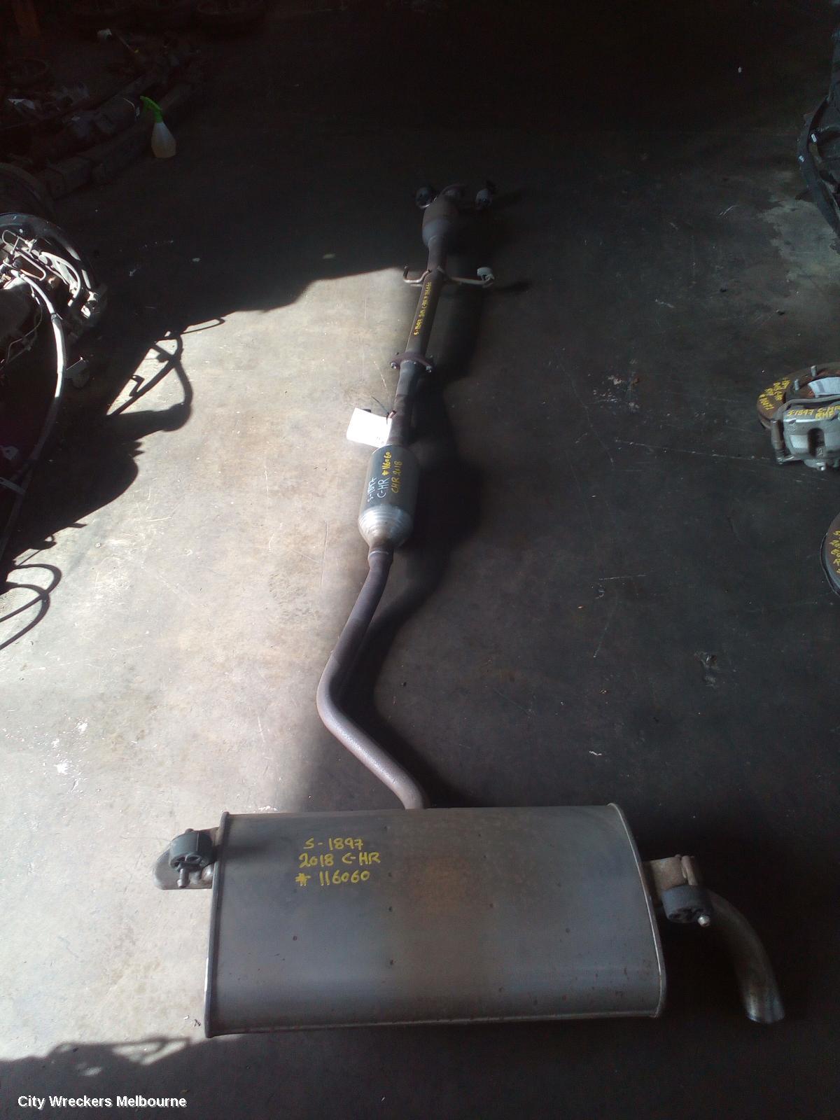 TOYOTA C-HR CATALYTIC CONVERTER, UNDER CAR-CAT TYPE, 1.2, PETROL, GEN 1, 12/2016 ONWARDS - Image 1
