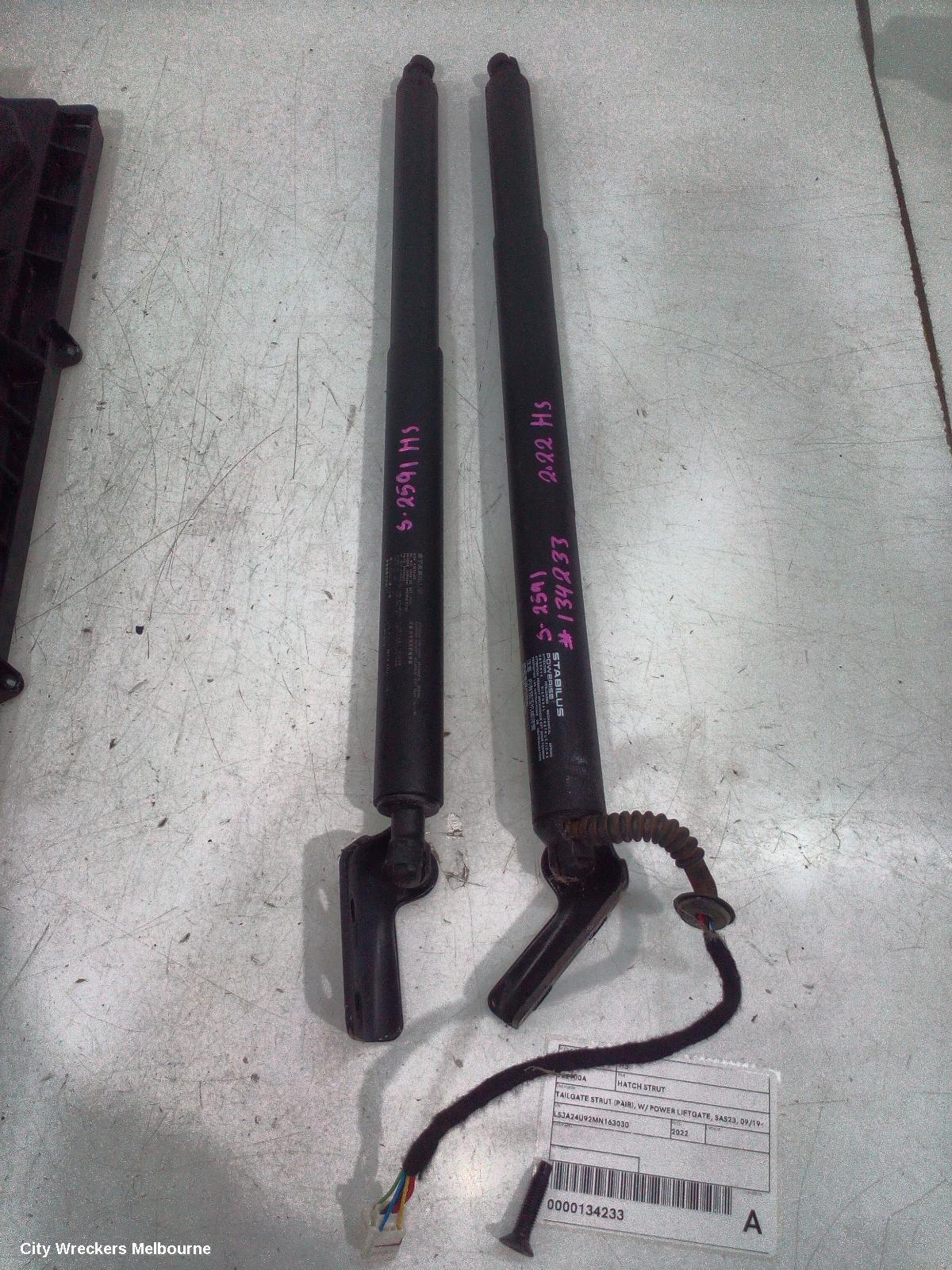MG HS HATCH STRUT, TAILGATE STRUT (PAIR), W/ POWER LIFTGATE, SAS23, 09/2019 - 12/2024 - Image 2