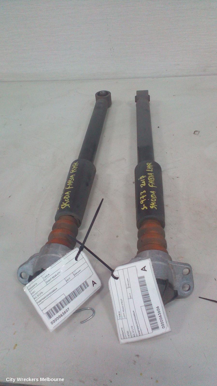 SKODA FABIA RIGHT REAR STRUT, NJ, 01/2015 - 08/2021 - Image 2