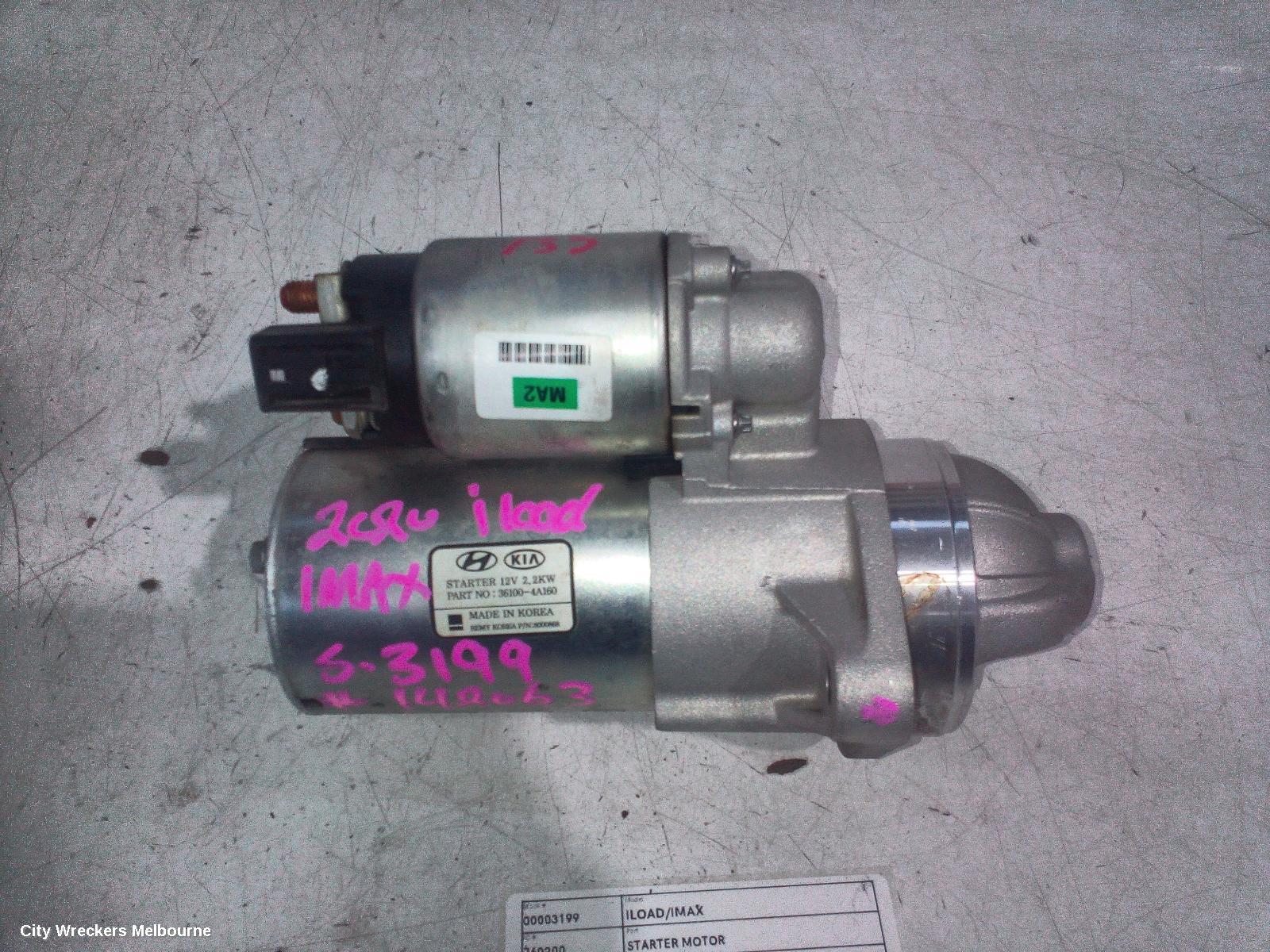 HYUNDAI ILOAD/IMAX STARTER, DIESEL, 2.5, TURBO, AUTO T/M TYPE, TQ, 04/2012 - 03/2021 - Image 2