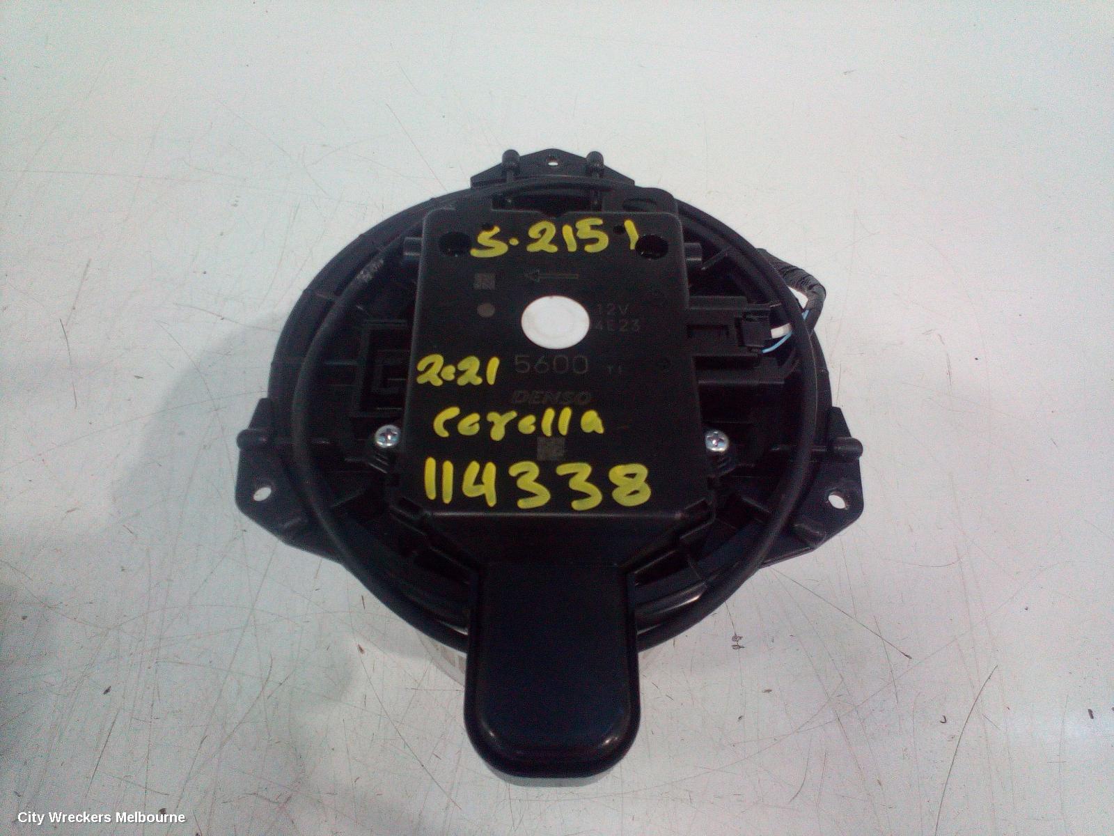 TOYOTA COROLLA HEATER FAN MOTOR, E210, 07/2018 ONWARDS - Image 2
