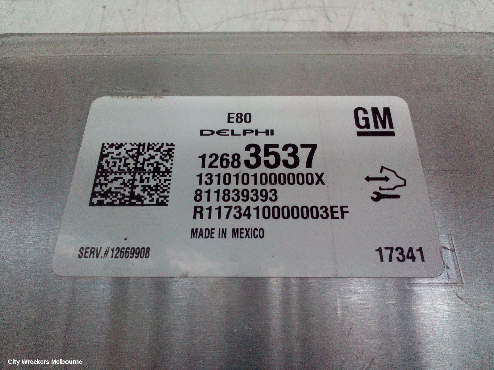 HOLDEN COMMODORE ECU, ENGINE ECU, 2.0, PETROL, B20NFT, ECU ONLY, ZB, 10/2017 - 12/2020 - Image 2