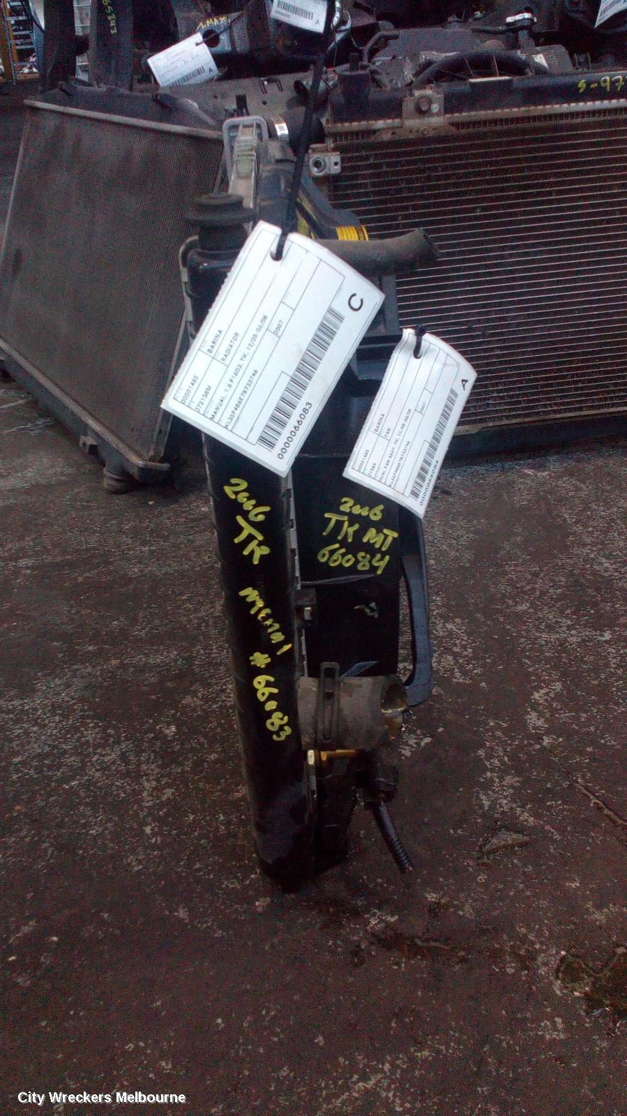 HOLDEN BARINA RADIATOR, MANUAL, 1.6 F16D3, TK, 12/2005 - 06/2008 - Image 2