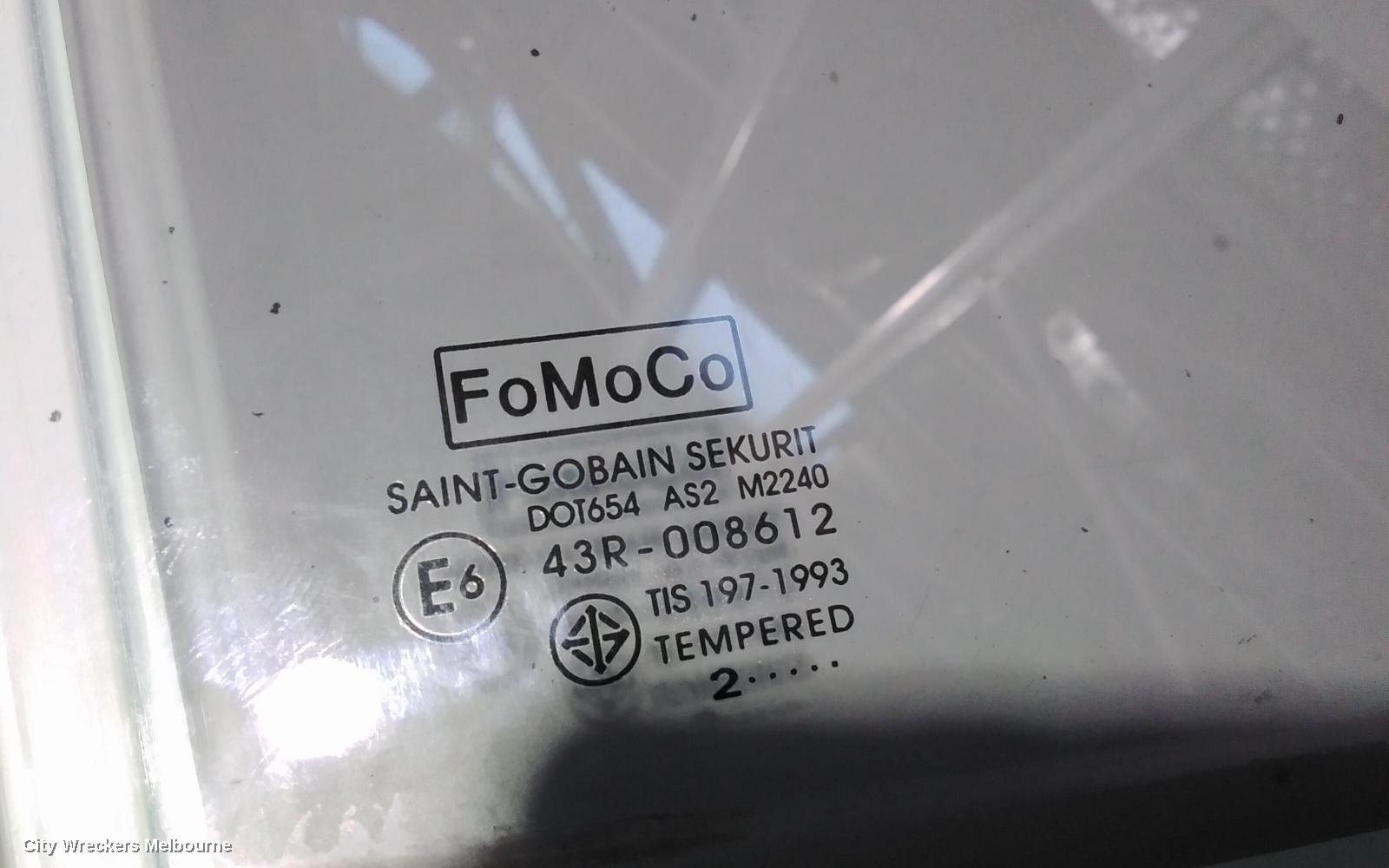 FORD RANGER RIGHT FRONT DOOR WINDOW, PX, DUAL CAB, 06/2011 ONWARDS - Image 2