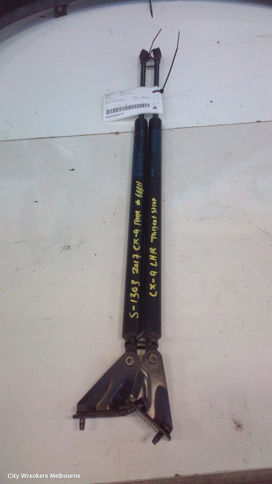 MAZDA CX9 HATCH STRUT, TAILGATE STRUTS (PAIR), TC, NON POWER LIFTGATE TYPE, 07/2016 ONWARDS - Image 1