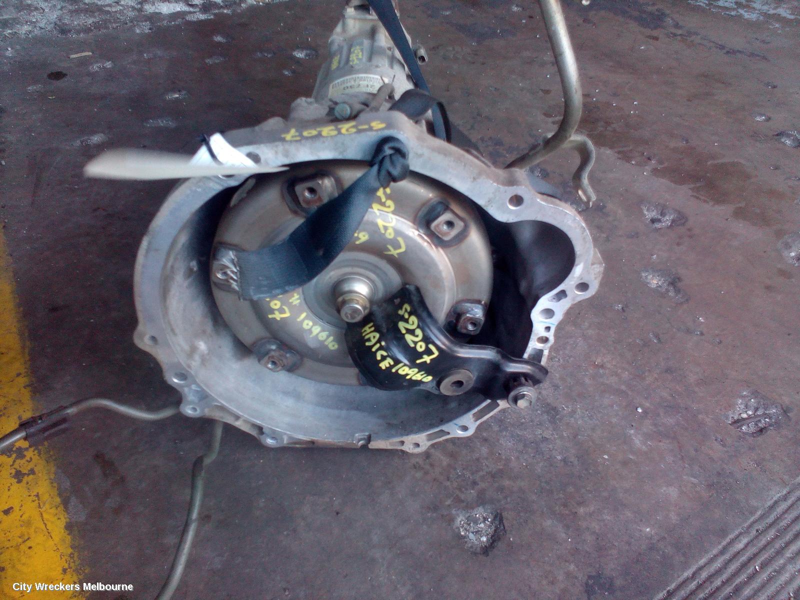 TOYOTA HIACE TRANS/GEARBOX, AUTO, RWD, PETROL, 2.7, 2TR-FE, TRH, A343E CODE, 03/2005 - 02/2015 - Image 1