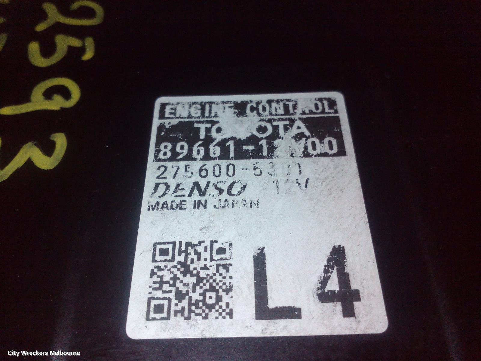TOYOTA COROLLA ECU, ENGINE ECU, AUTO T/M, ECU ONLY, ZRE182R, 10/2012 - 06/2018 - Image 3