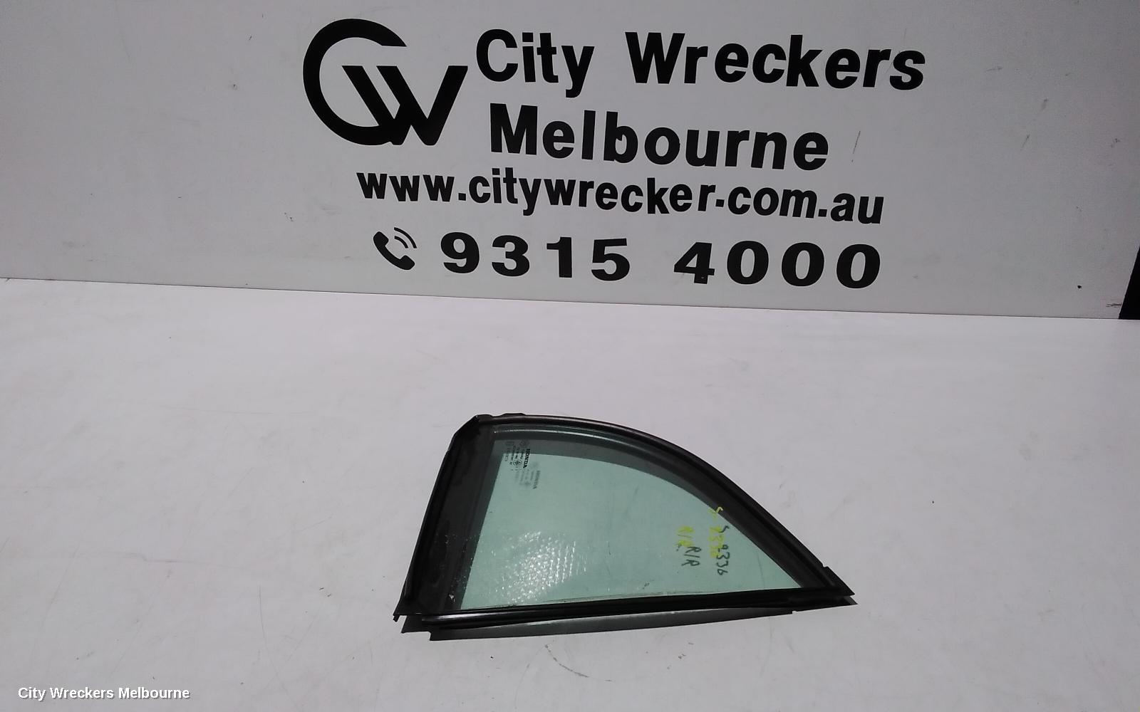 HONDA CIVIC RIGHT REAR 1/4 DOOR GLASS, 7TH GEN, SEDAN, 11/2000 - 12/2005 - Image 1