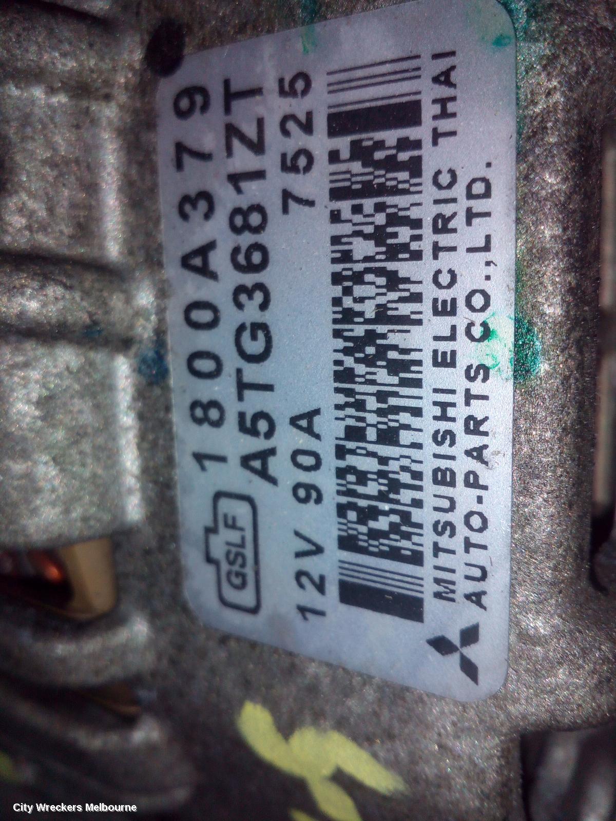 MITSUBISHI TRITON ALTERNATOR, DIESEL, 2.4, 4N15, MQ-MR, 03/2015 ONWARDS - Image 2
