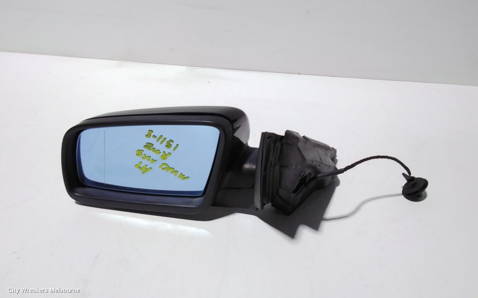 BMW 5 SERIES LEFT DOOR MIRROR, E60/E61, AUTO DIP, W/ LIGHT PACKAGE, NON MEMORY TYPE, 03/2007 - 04/2010 - Image 1