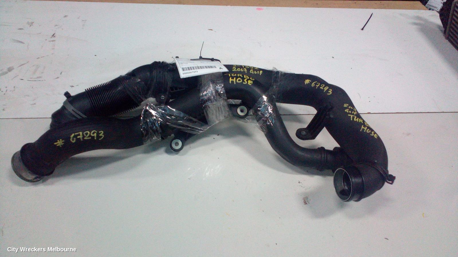 VOLKSWAGEN GOLF, GEN 5 06/2004 - 02/2009, TURBO HOSE: 67293 - Image 1