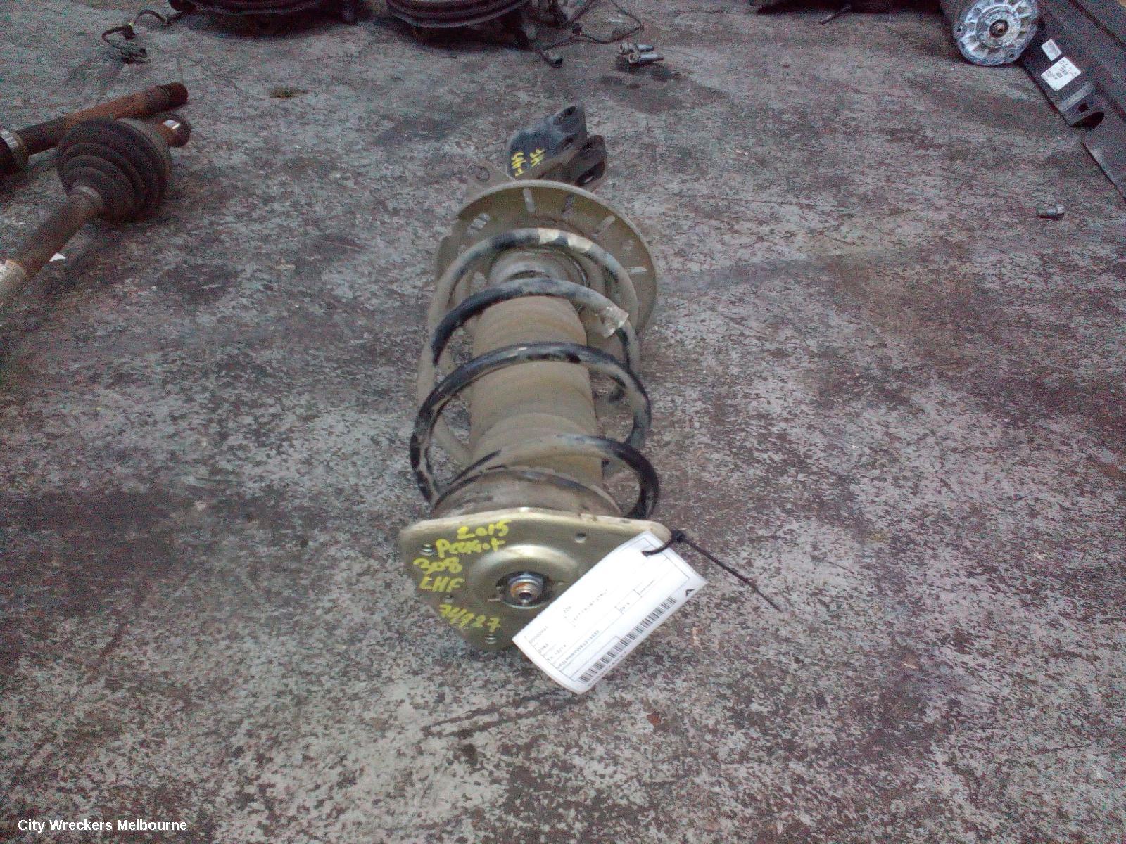 PEUGEOT 308 LEFT FRONT STRUT, T9, 10/2014 - 05/2021 - Image 1