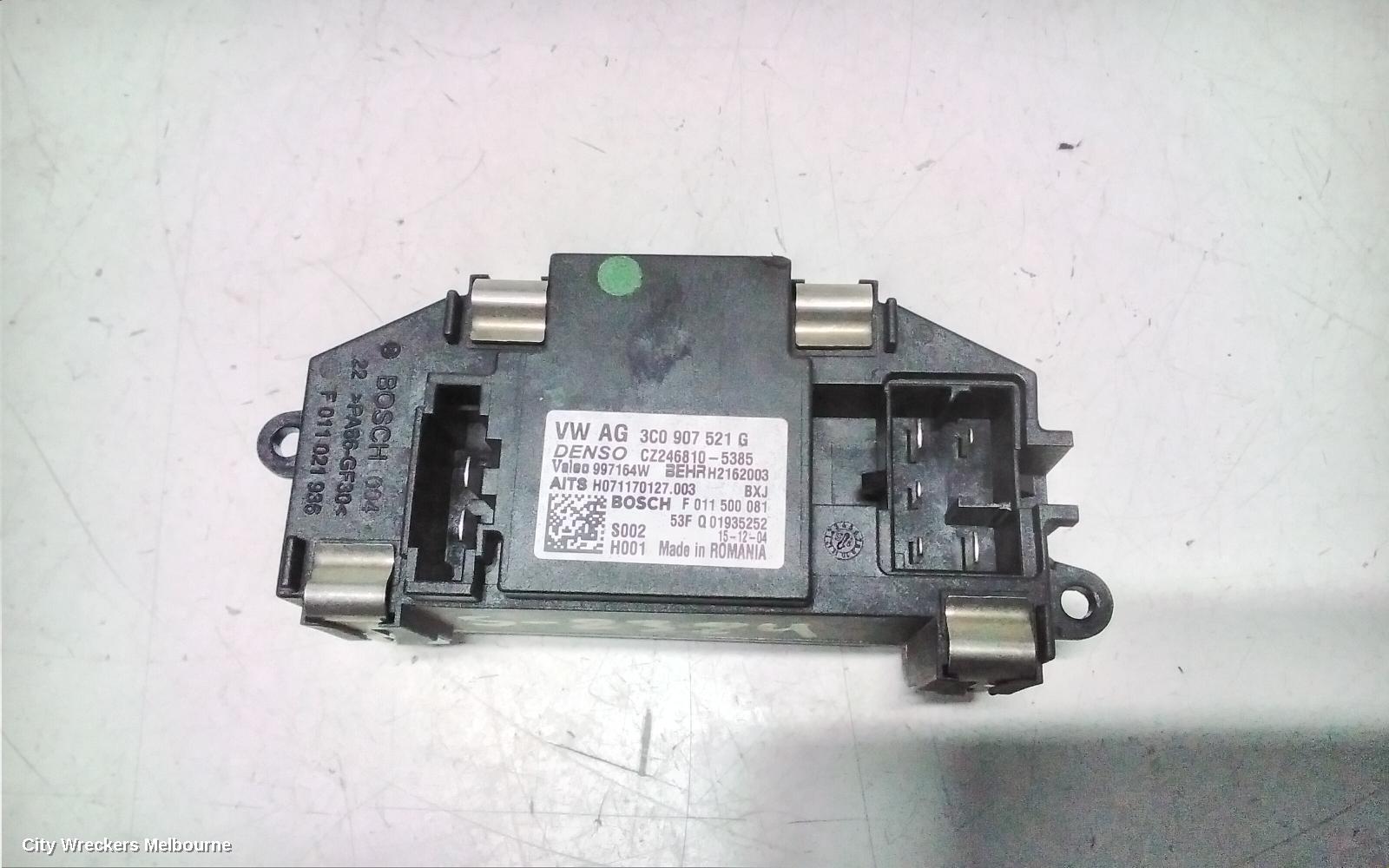 VOLKSWAGEN TRANSPORTER FAN SPEED RESISTOR, T6, 07/2015 - 08/2024 - Image 2