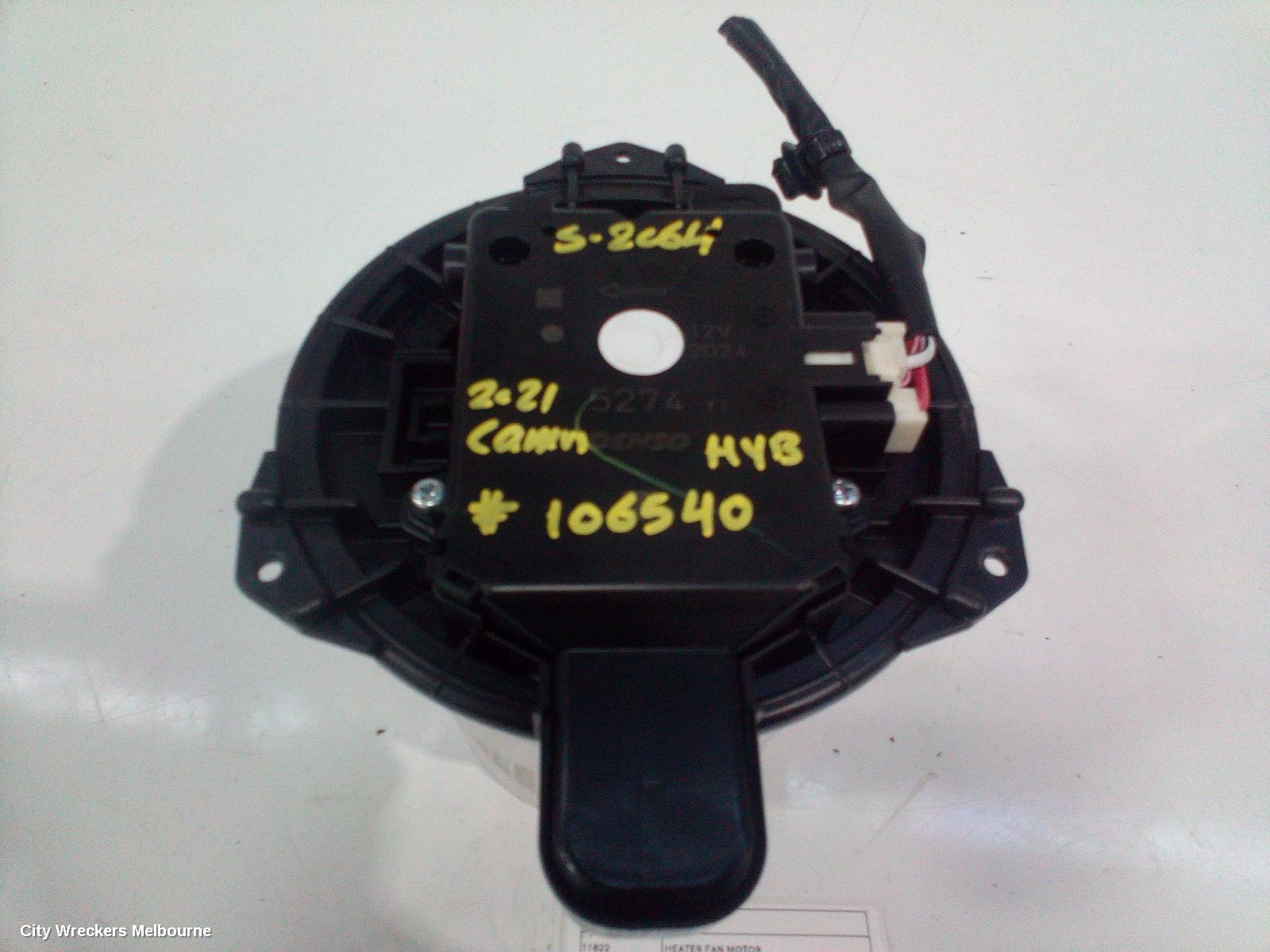 TOYOTA CAMRY HEATER FAN MOTOR, XV70, PETROL, 2.5, A25A-FXS, HYBRID TYPE, 09/2017 ONWARDS - Image 2