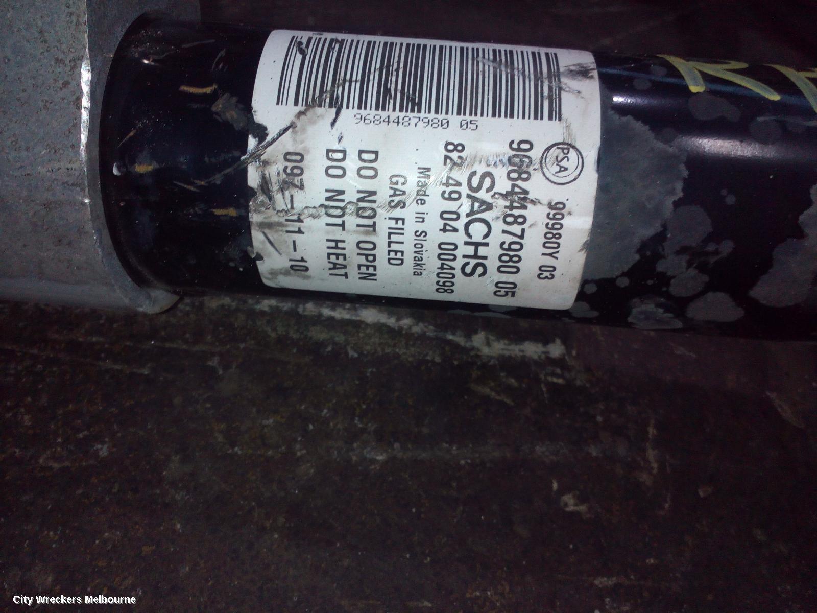 PEUGEOT PARTNER RIGHT FRONT STRUT, VAN 09/2008 - 01/2015 - Image 1